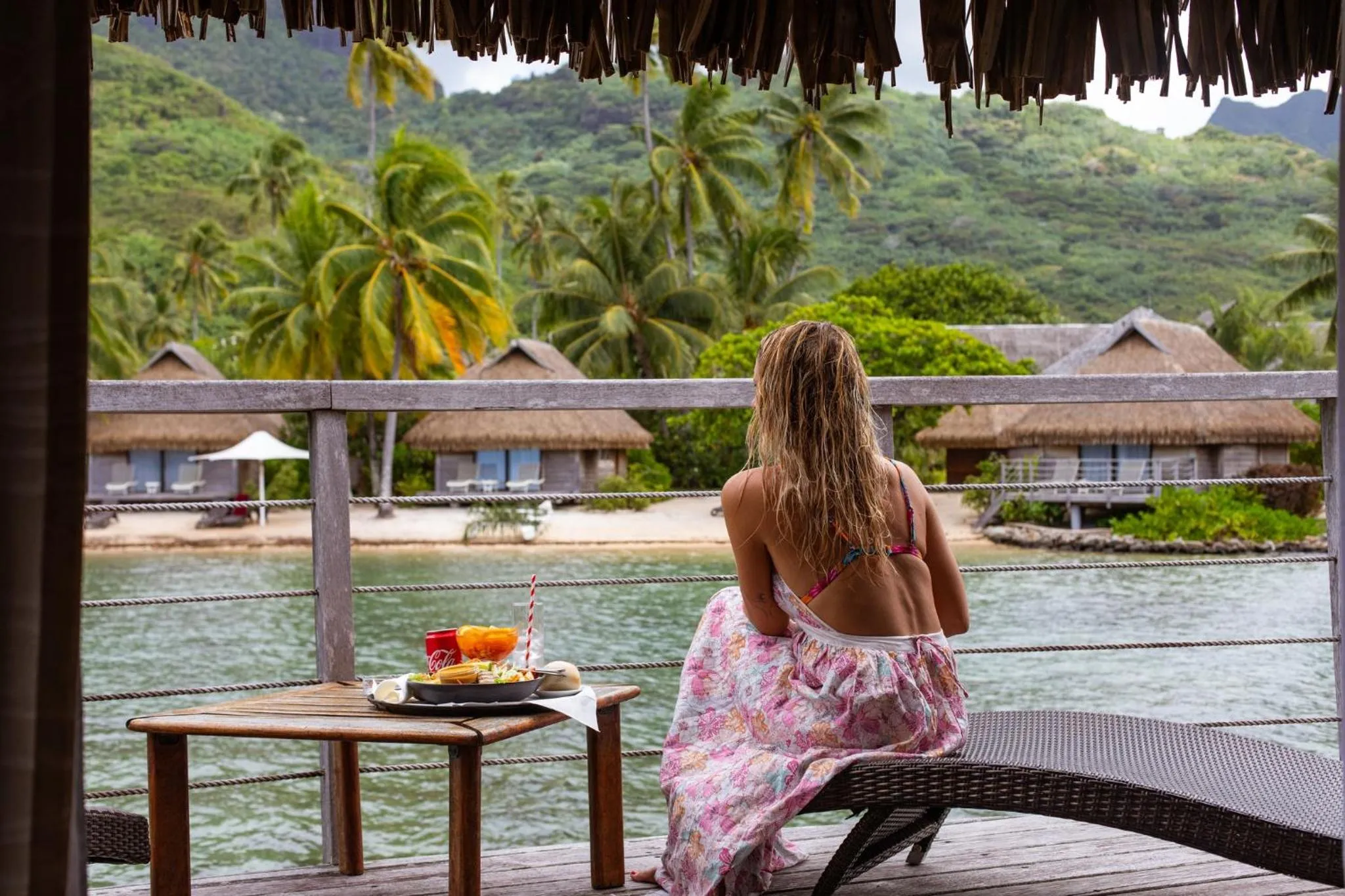 Balcony/Terrace in Manava Beach Resort & Spa Moorea