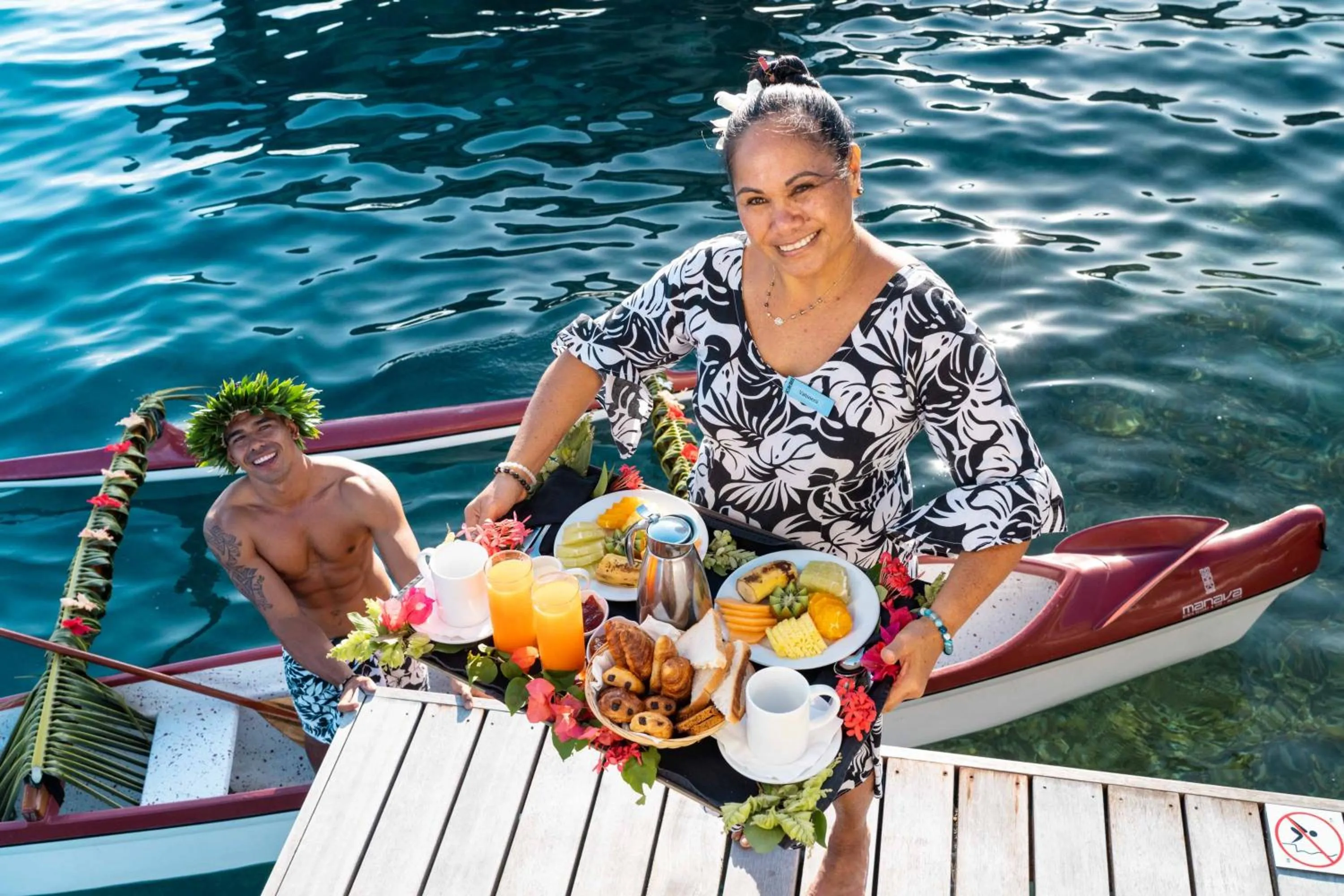 Breakfast in Manava Beach Resort & Spa Moorea