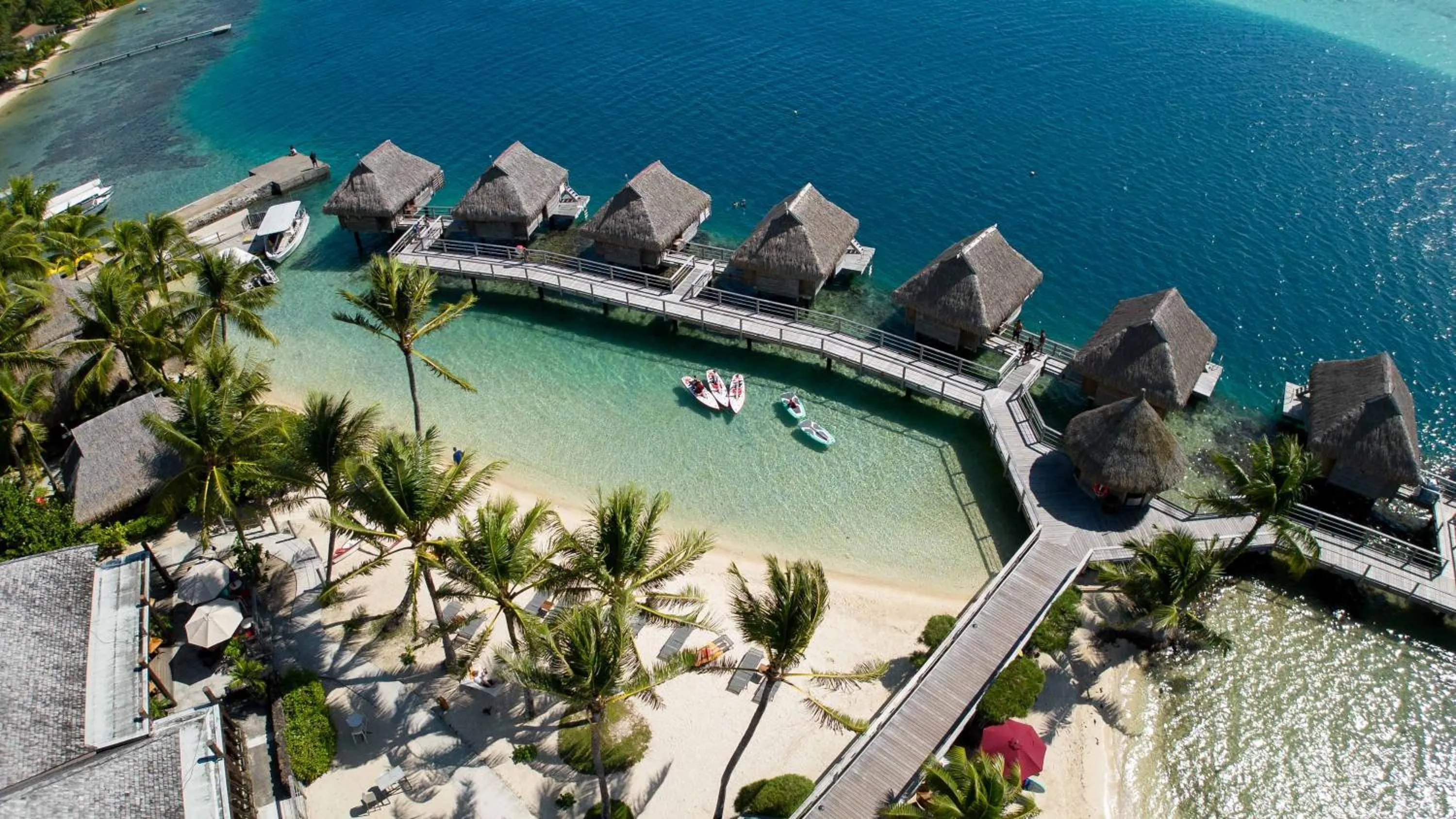 Bird's eye view in Manava Beach Resort & Spa Moorea