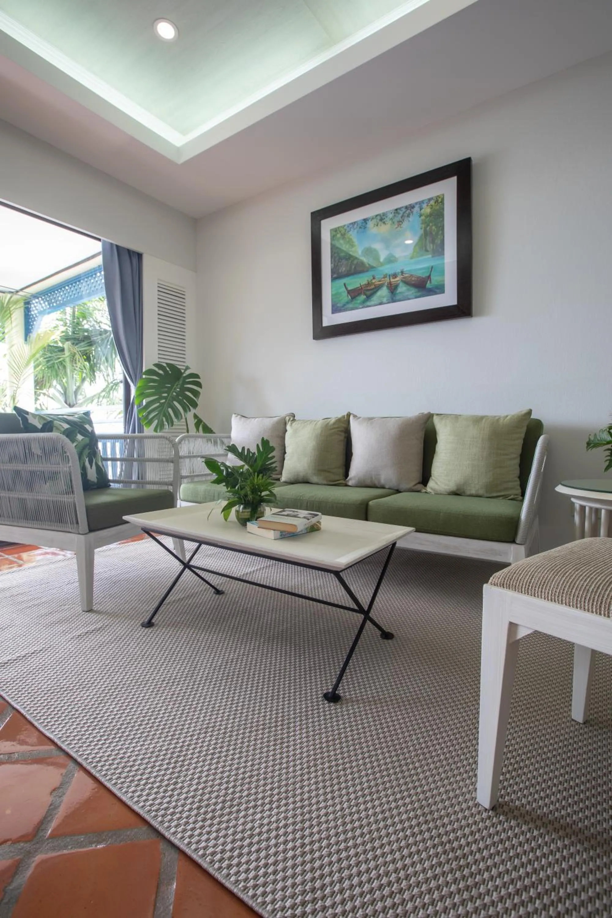 Living room in Kantary Bay Hotel Phuket