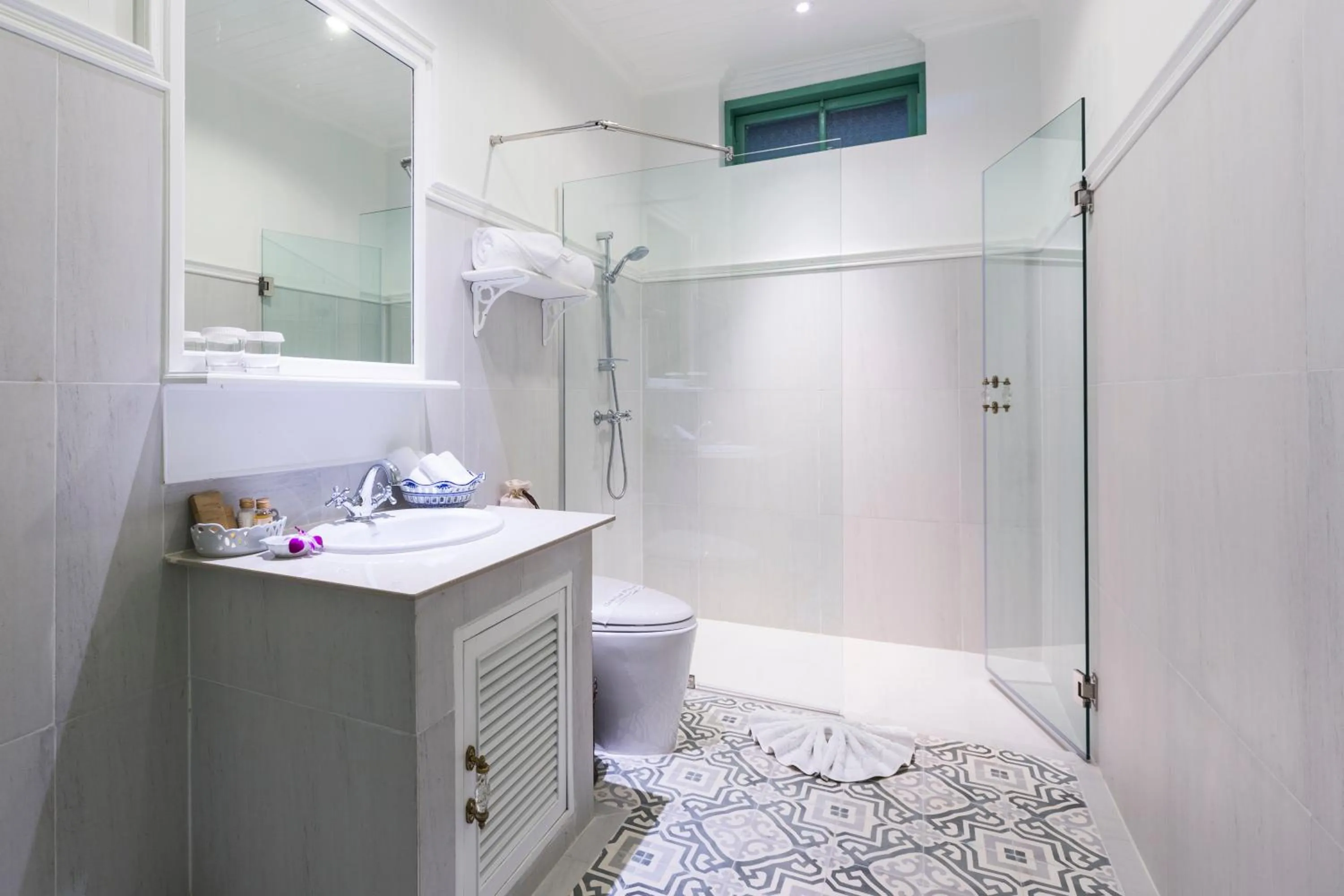 Shower in Cape Panwa Hotel Phuket