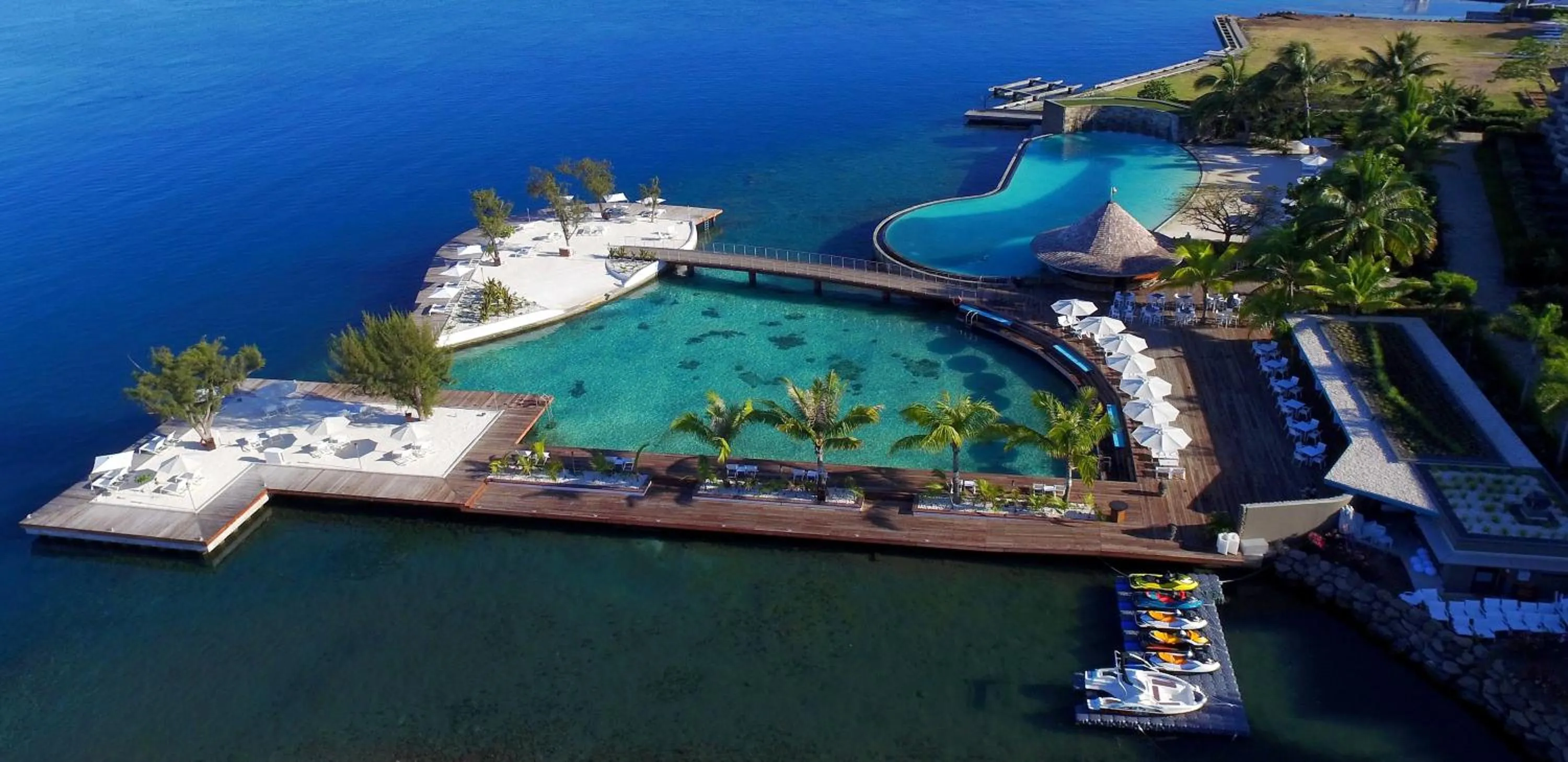 Bird's eye view in Te Moana Tahiti Resort