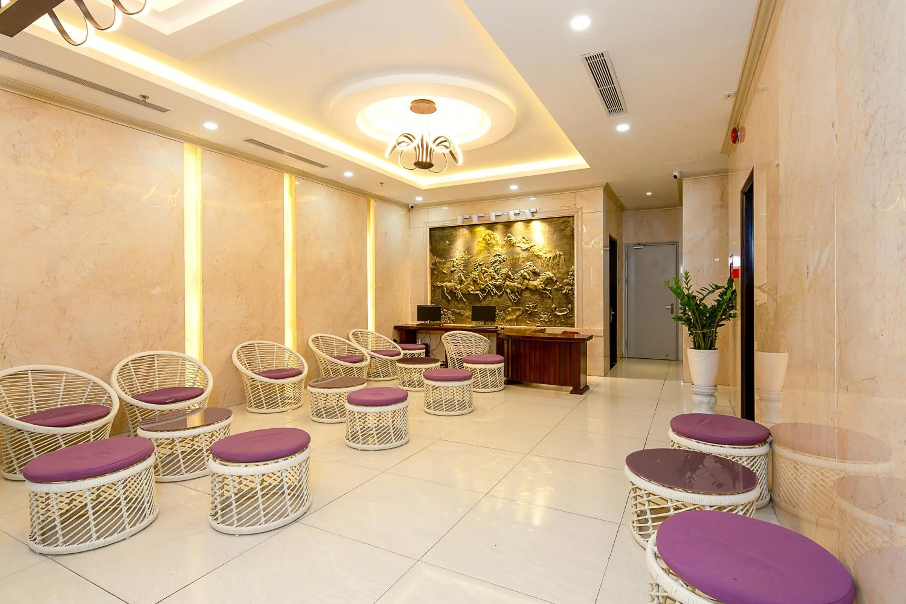 Communal lounge/ TV room in Dylan Hotel Danang