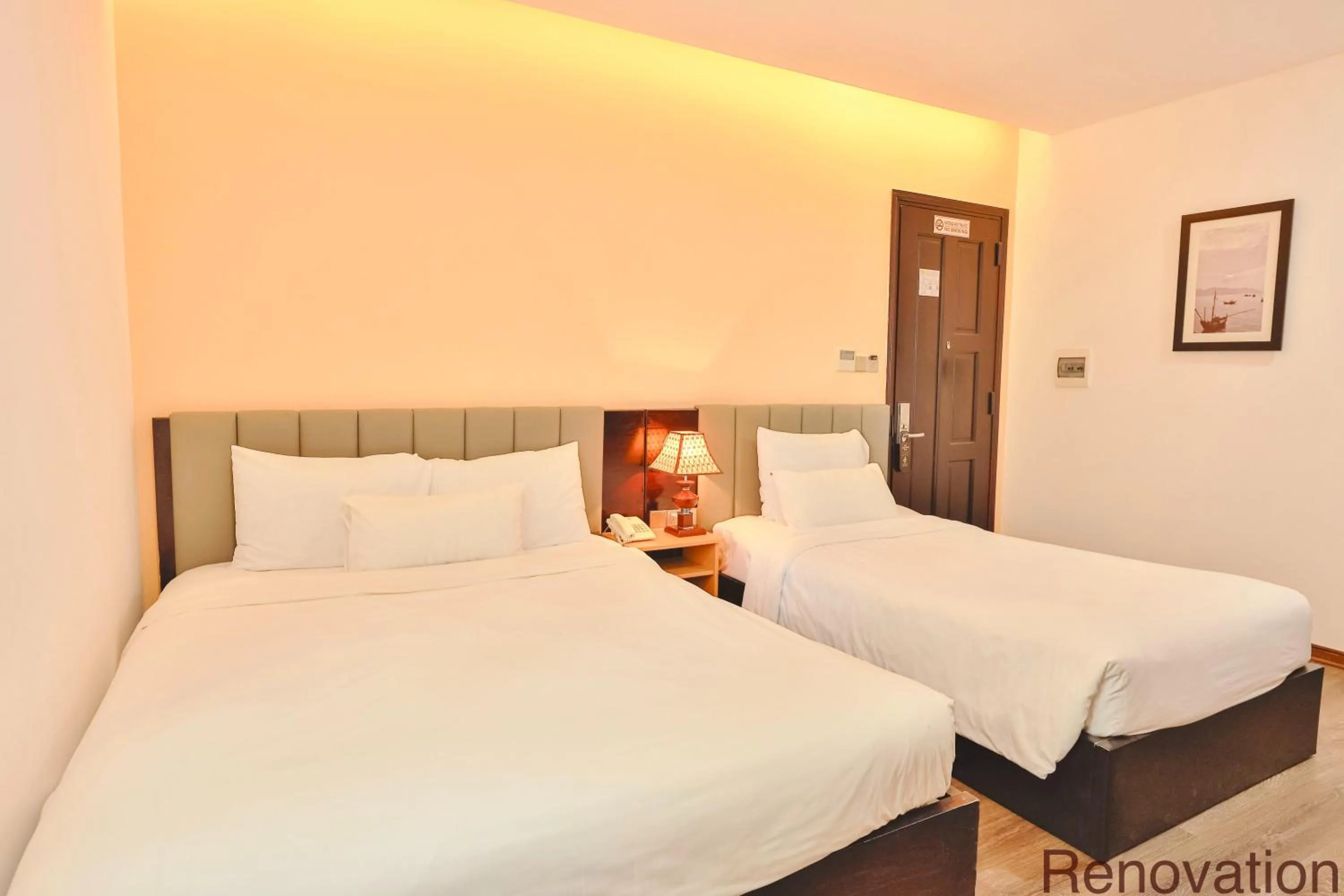 Bed in Dylan Hotel Danang