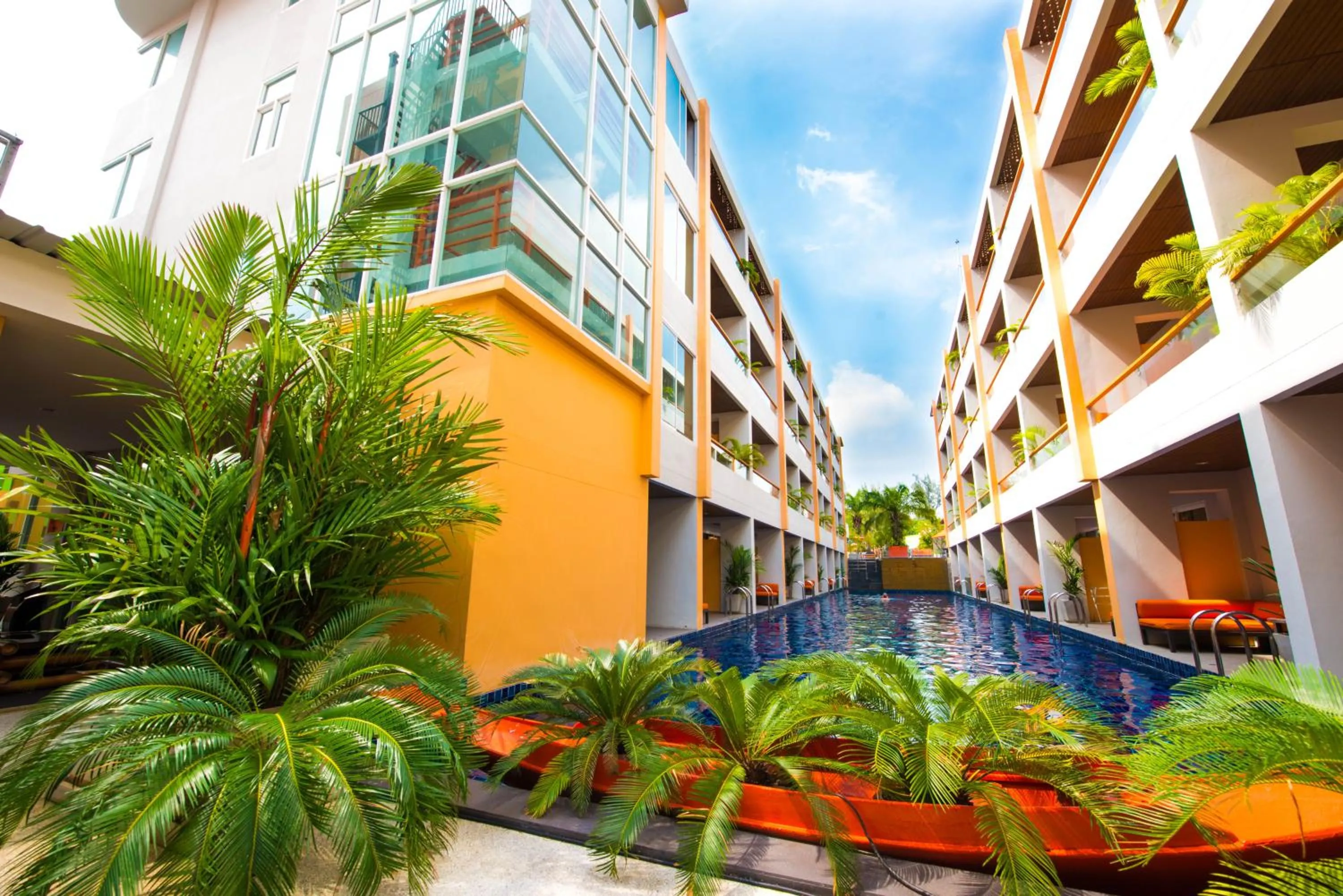 Pool view in FuramaXclusive Sandara Hua Hin at Cha-am Beach