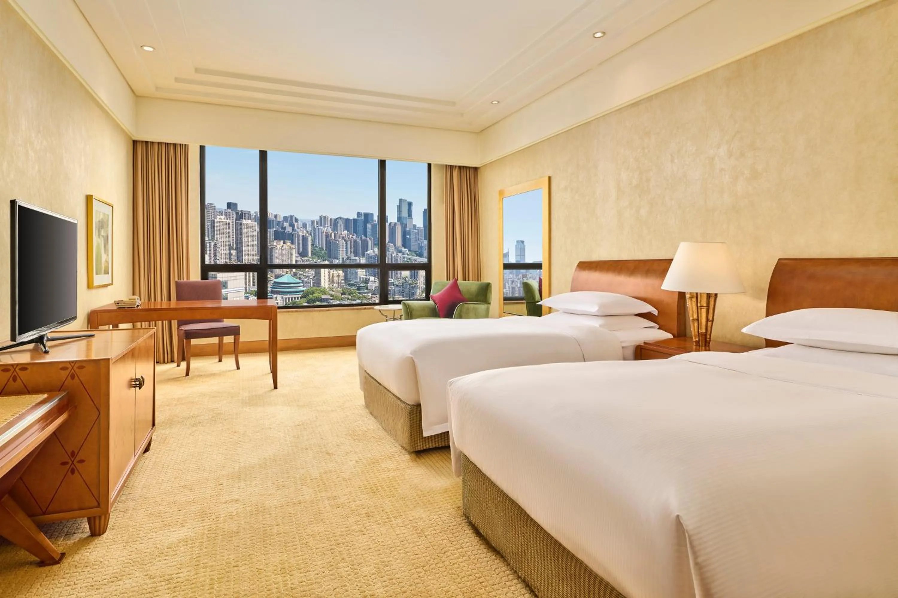 Bed in Hilton Chongqing