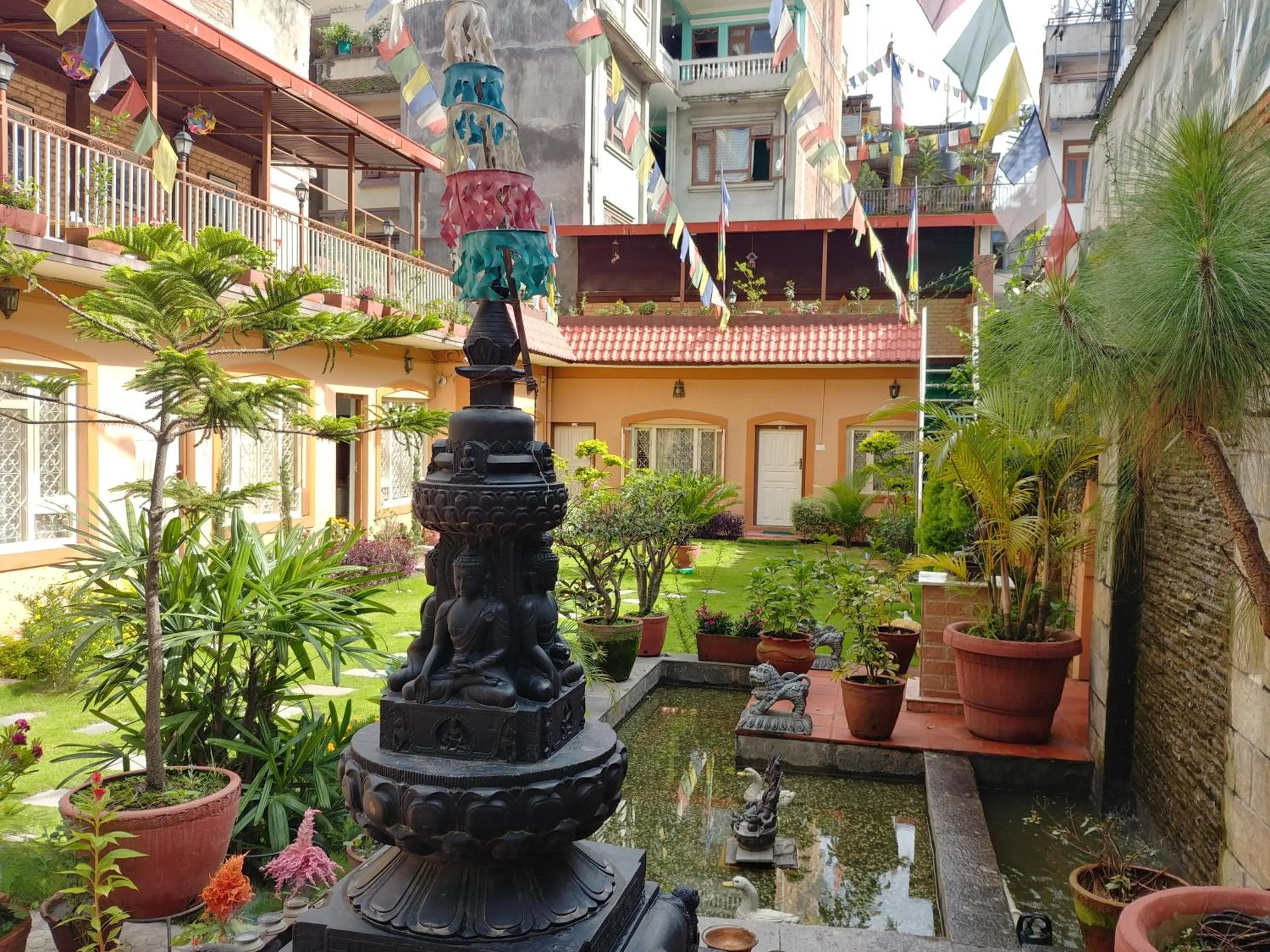 Garden in Aarya Chaitya Inn