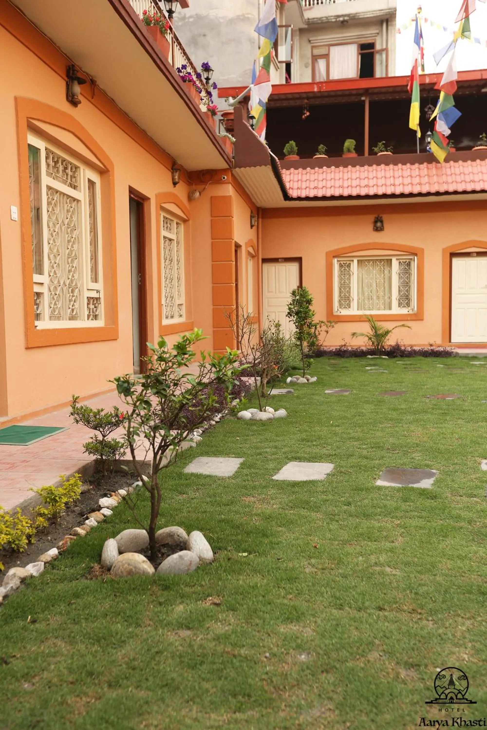 Garden in Aarya Chaitya Inn