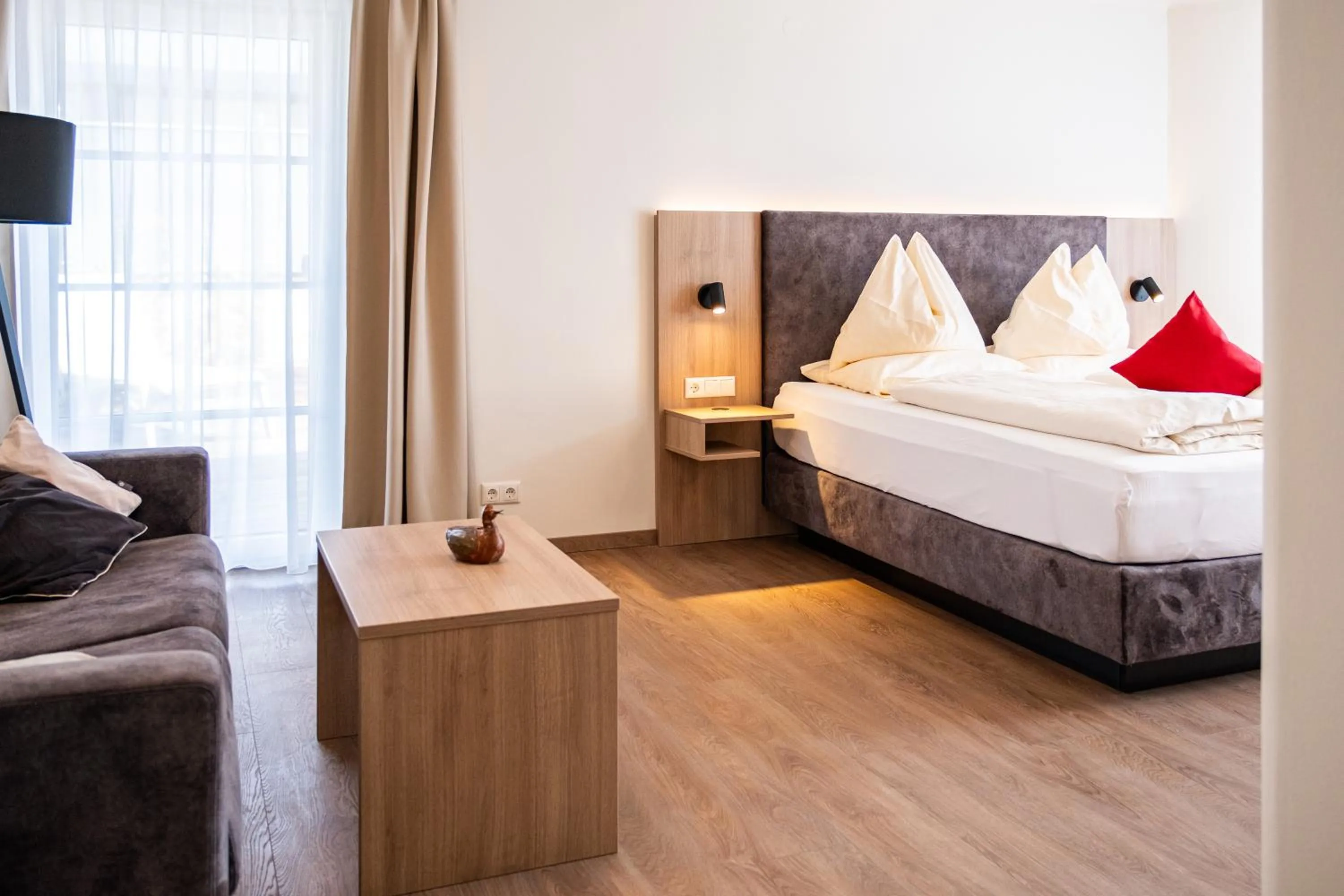 Bed in Hotel Rosenvilla