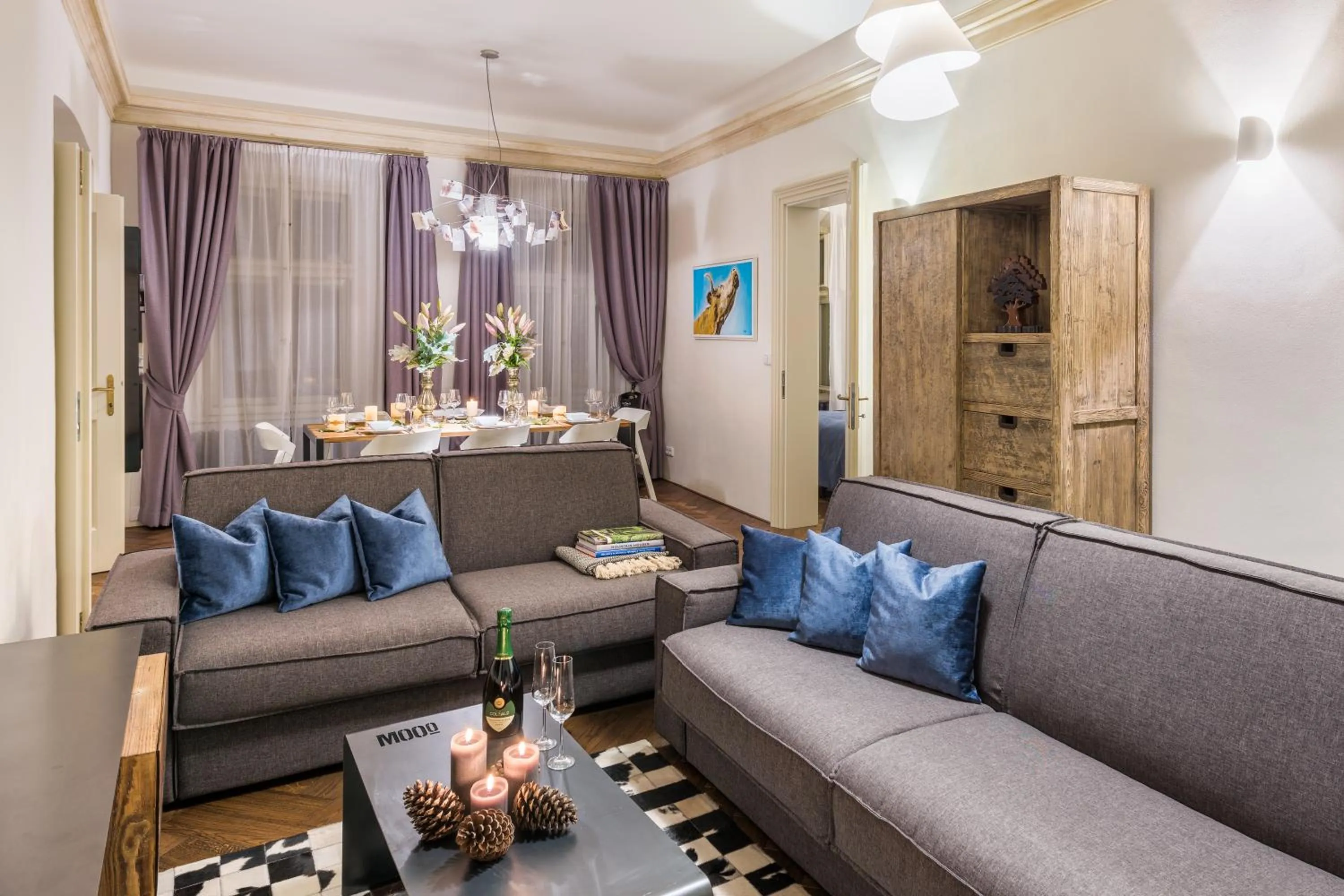 Living room in MOOo by the Castle