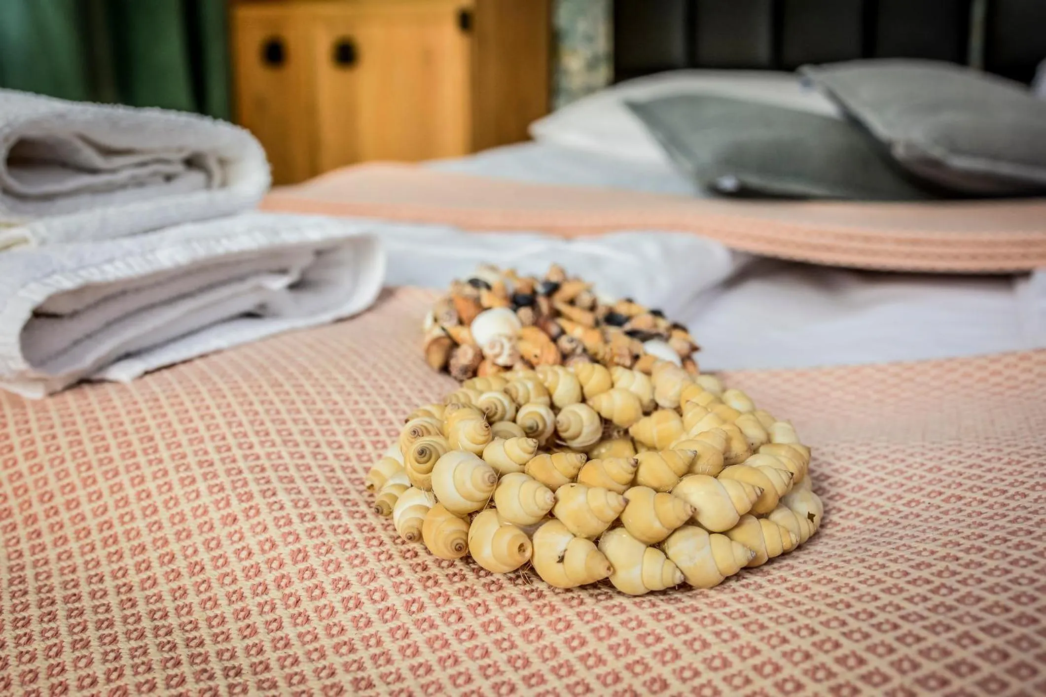 Decorative detail, Bed in Willa Bryza