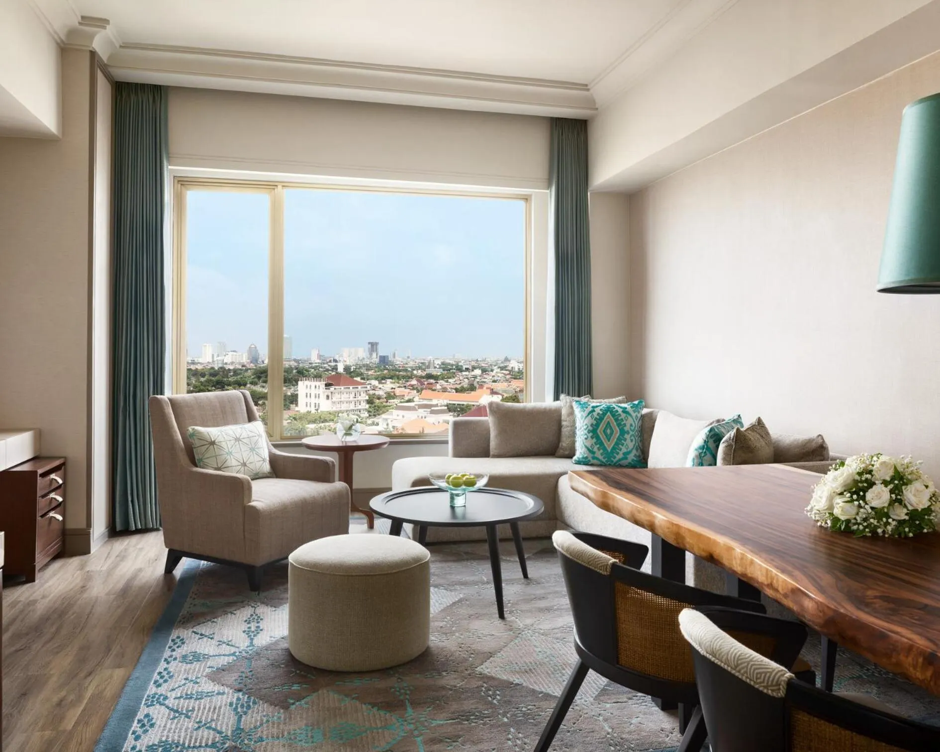 Living room in Shangri-la Surabaya