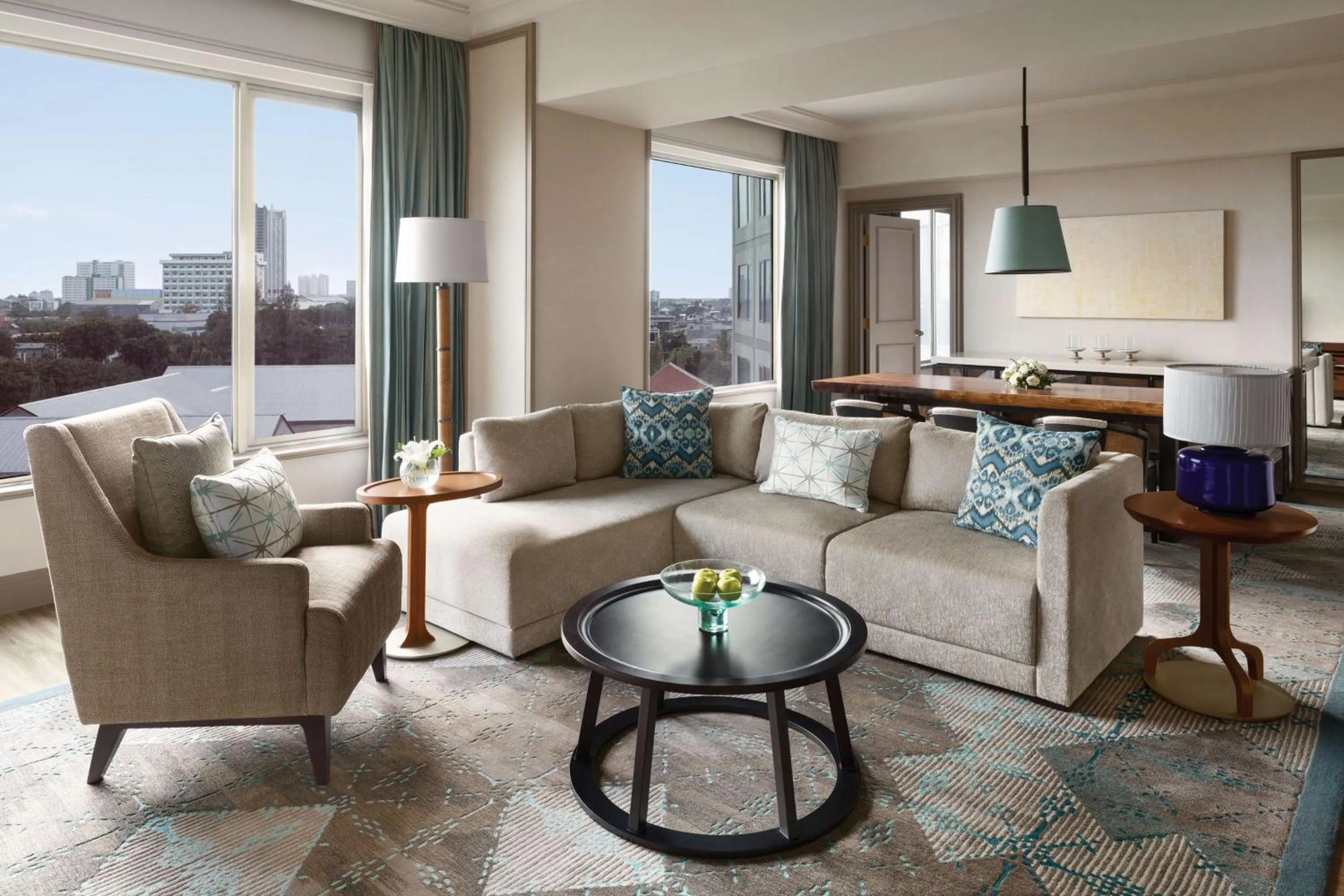 Living room in Shangri-la Surabaya