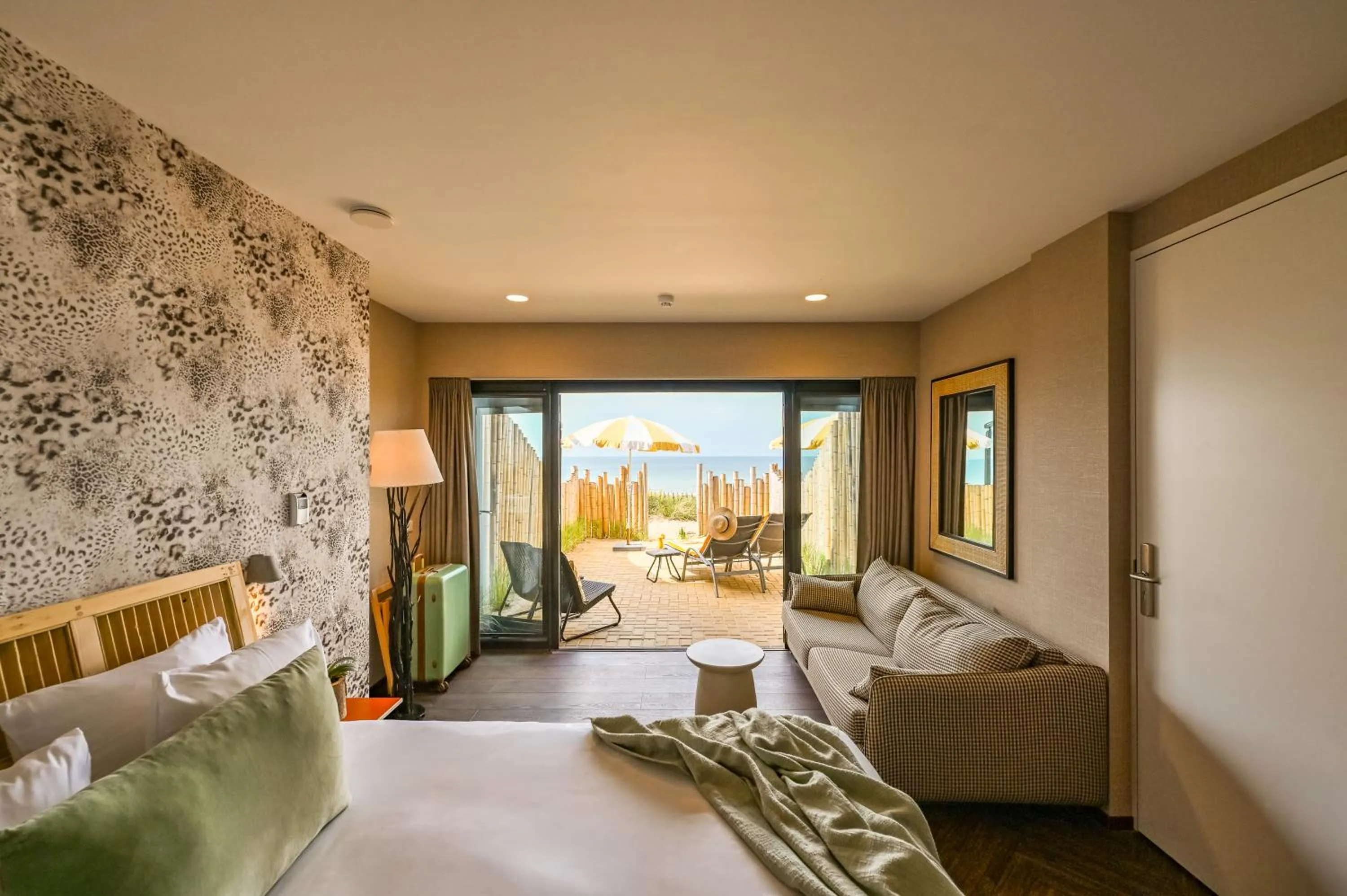 Bed in Beachhouse Hotel