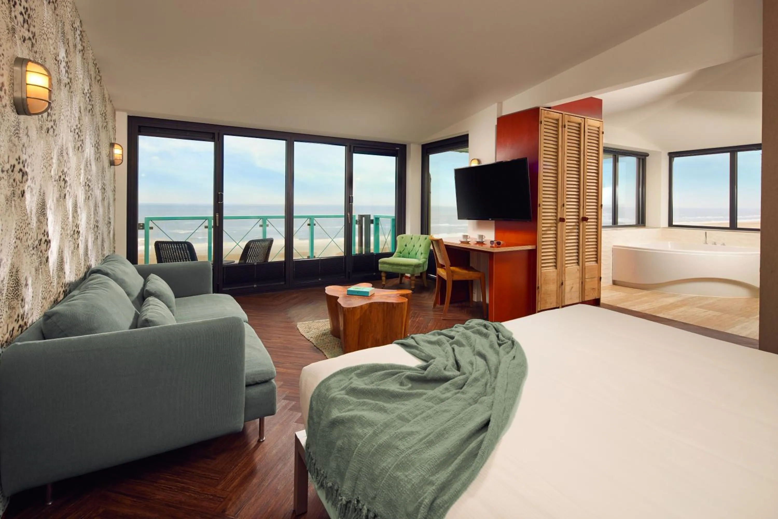 Bed in Beachhouse Hotel