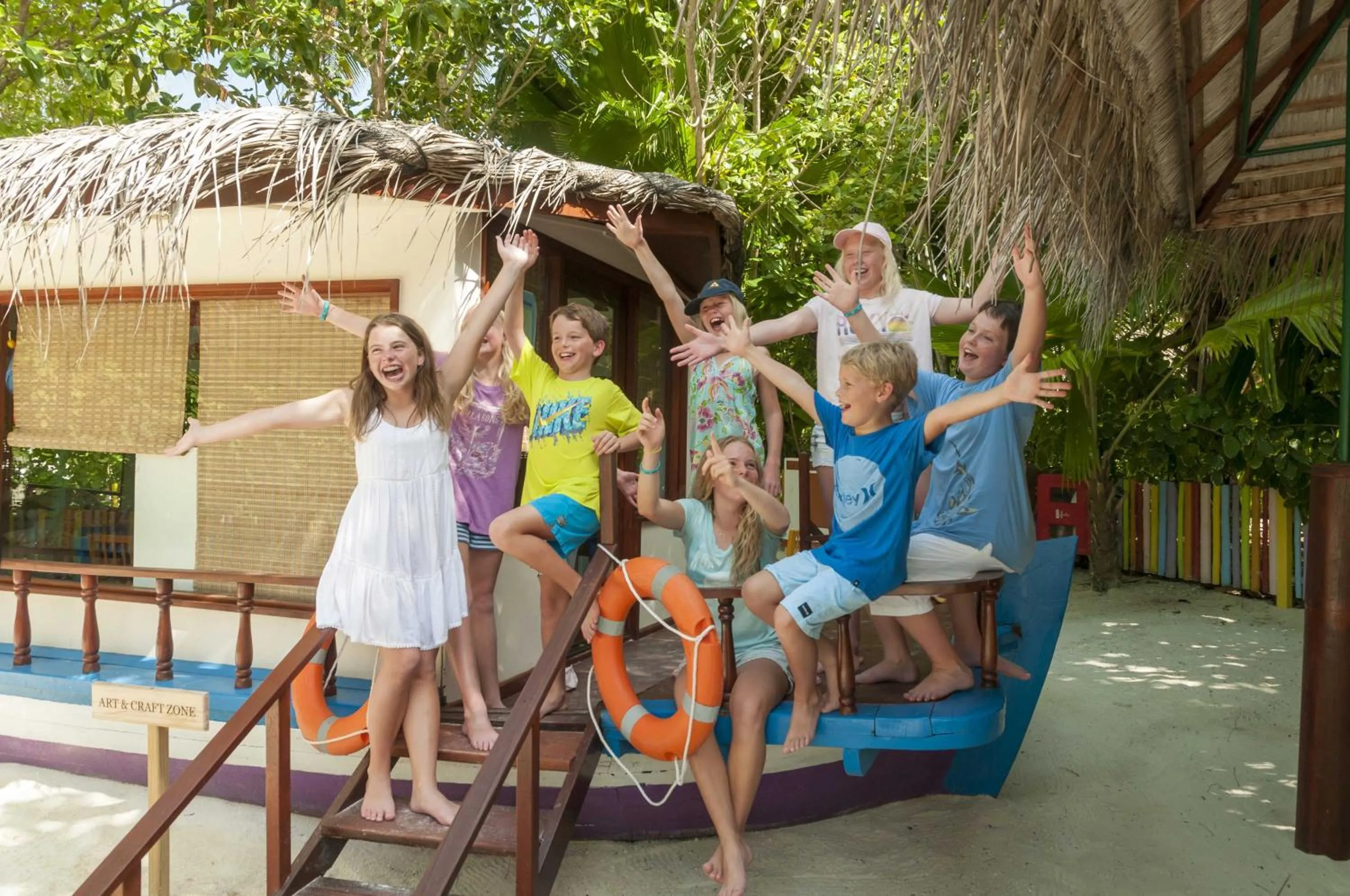 Kids's club in Anantara Dhigu Maldives Resort