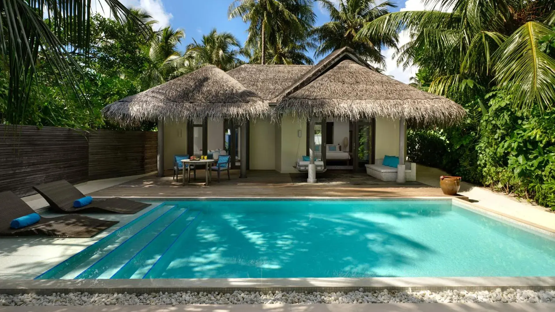 Two Bedroom Family Beach Pool Villa in Anantara Dhigu Maldives Resort Two Bedroom Family Beach Pool Villa in Anantara Dhigu Maldives Resort