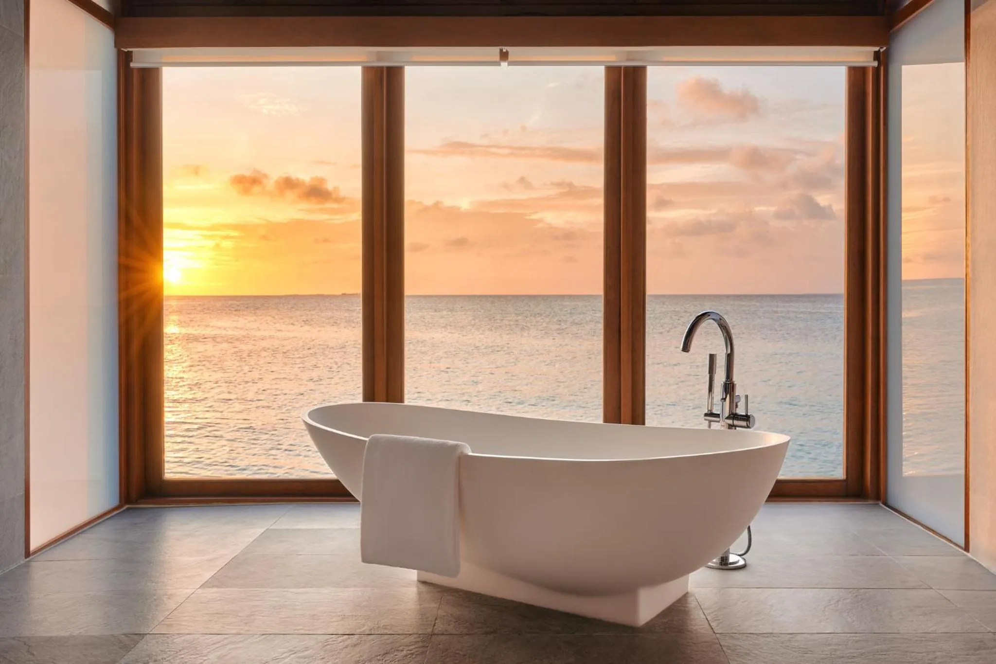 Bathroom in Anantara Dhigu Maldives Resort