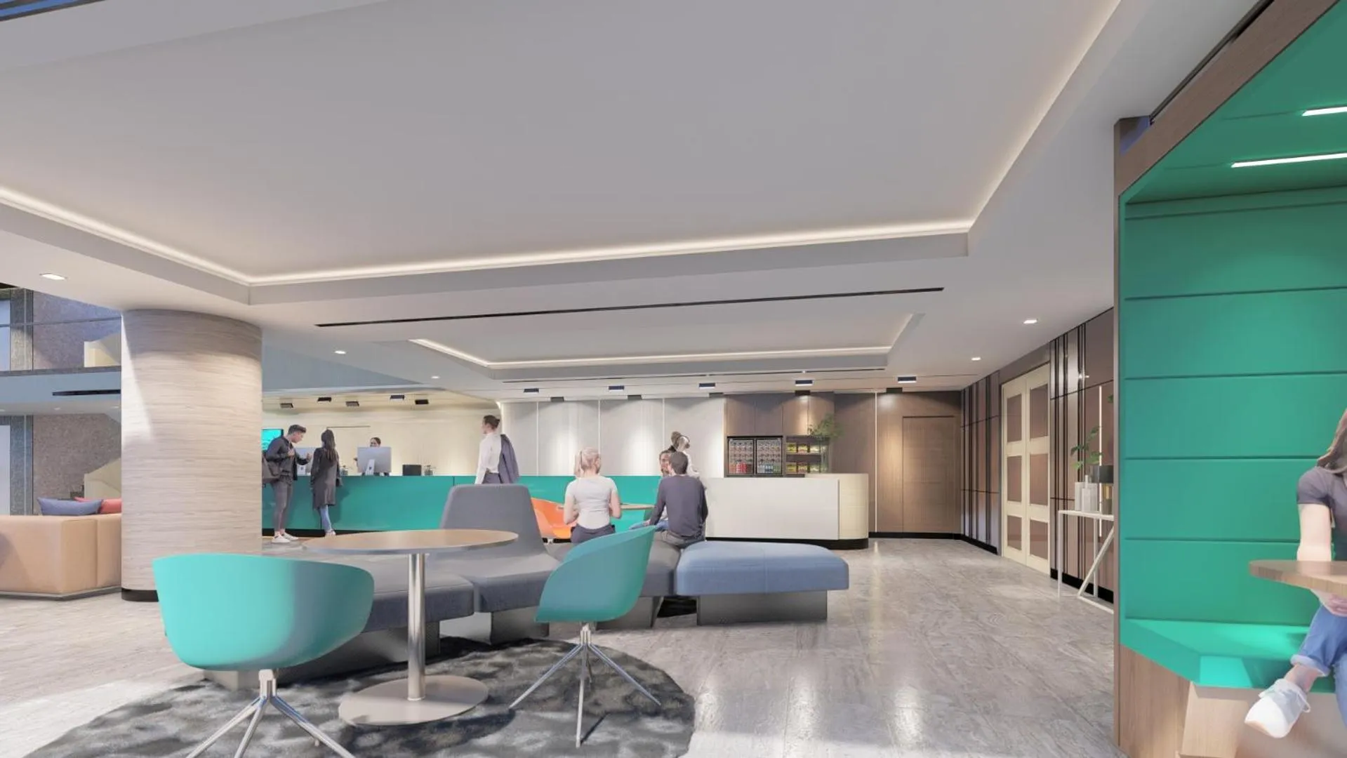 Lobby or reception in King Park Avenue Hotel Bangkok