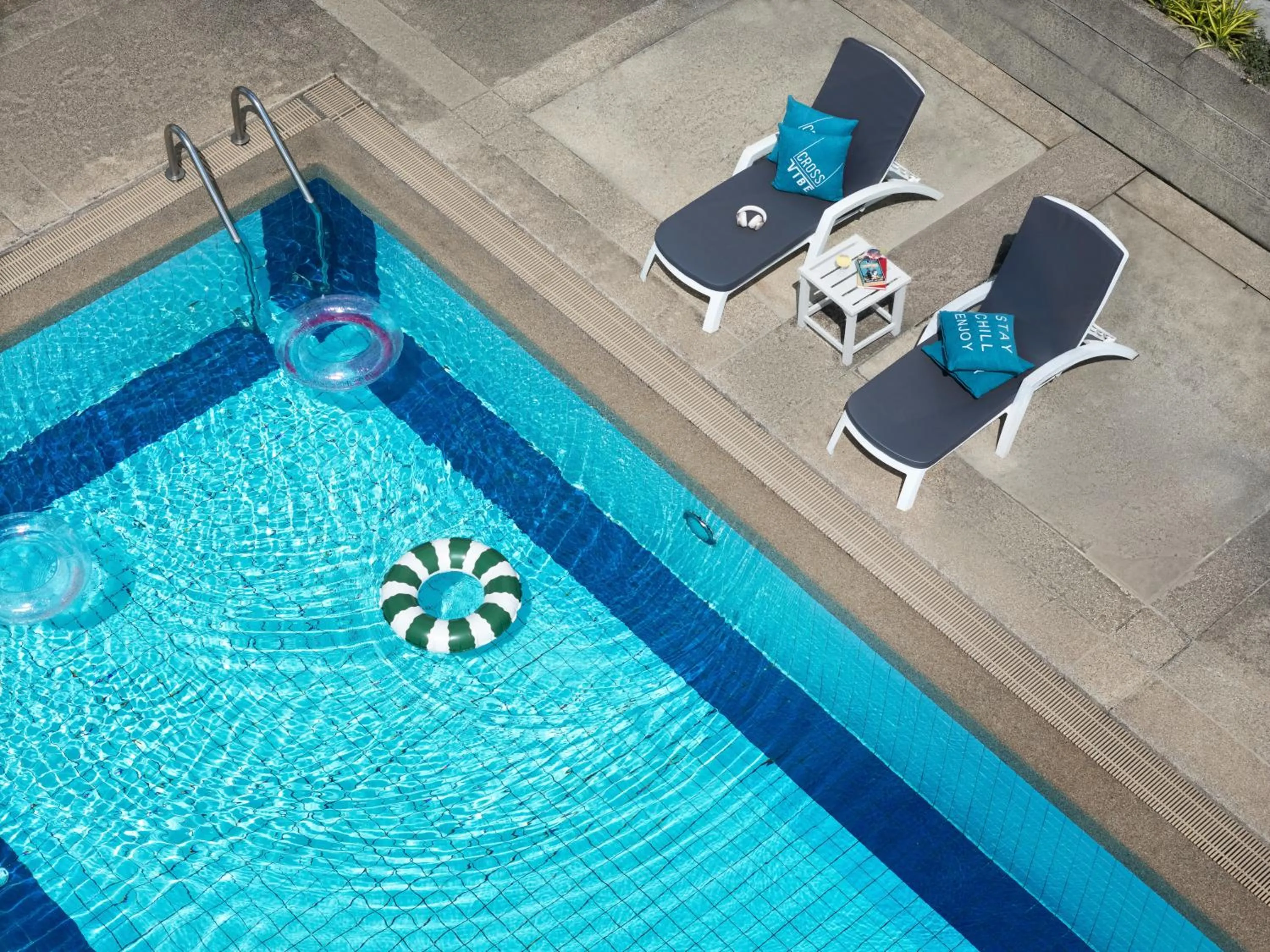 Pool view in Cross Vibe Bangkok Srinakarin