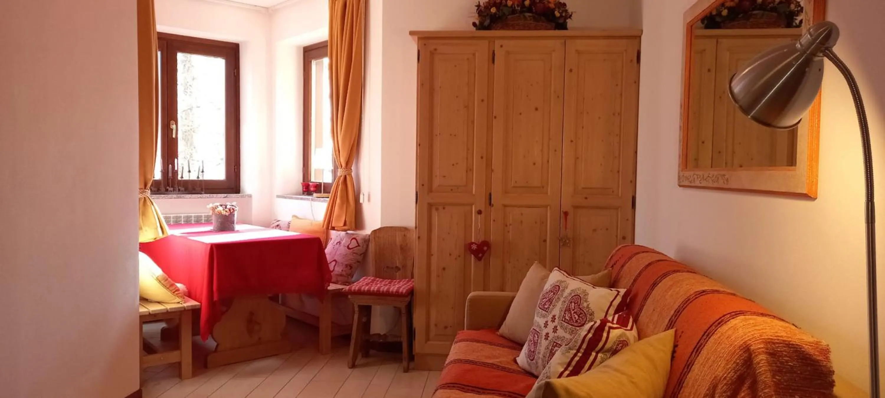 Living room, Bed in Stelviostay Residence Stelvio