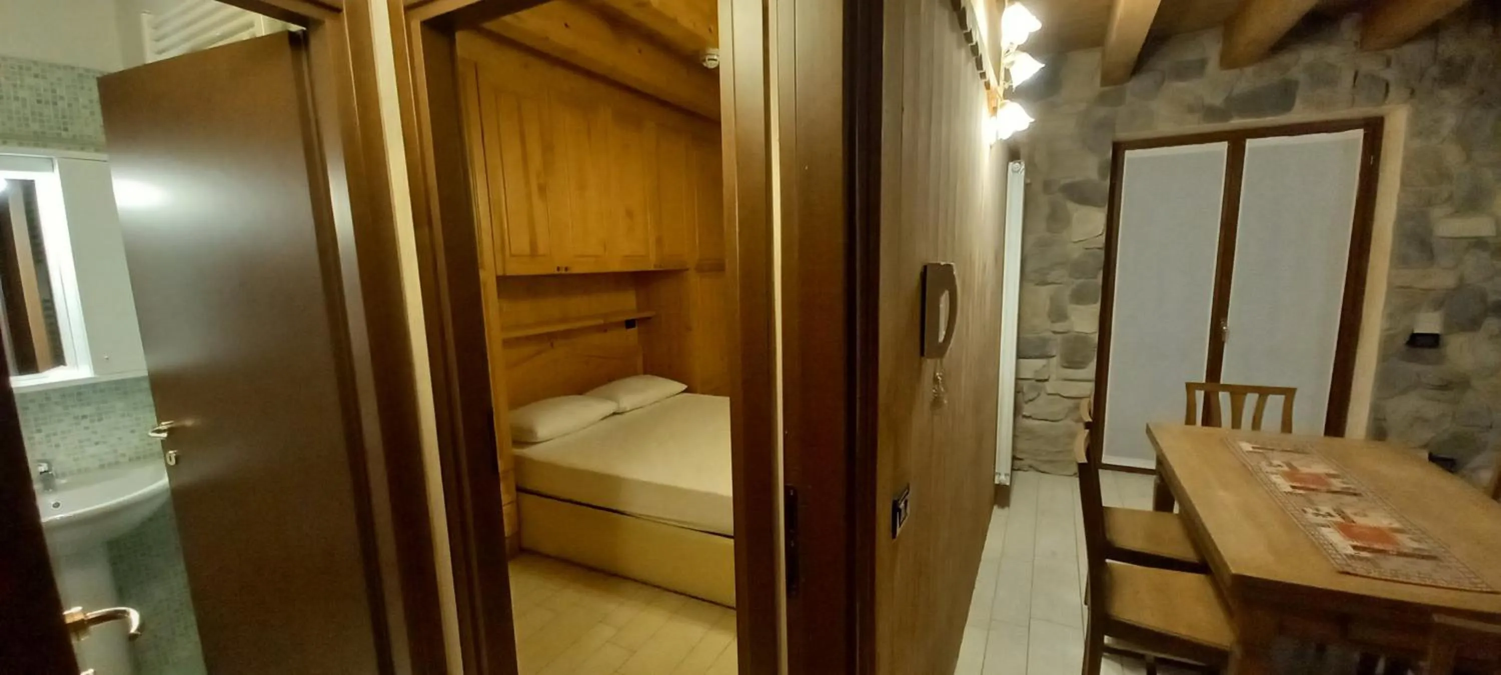 View (from property/room), Bed in Stelviostay Residence Stelvio