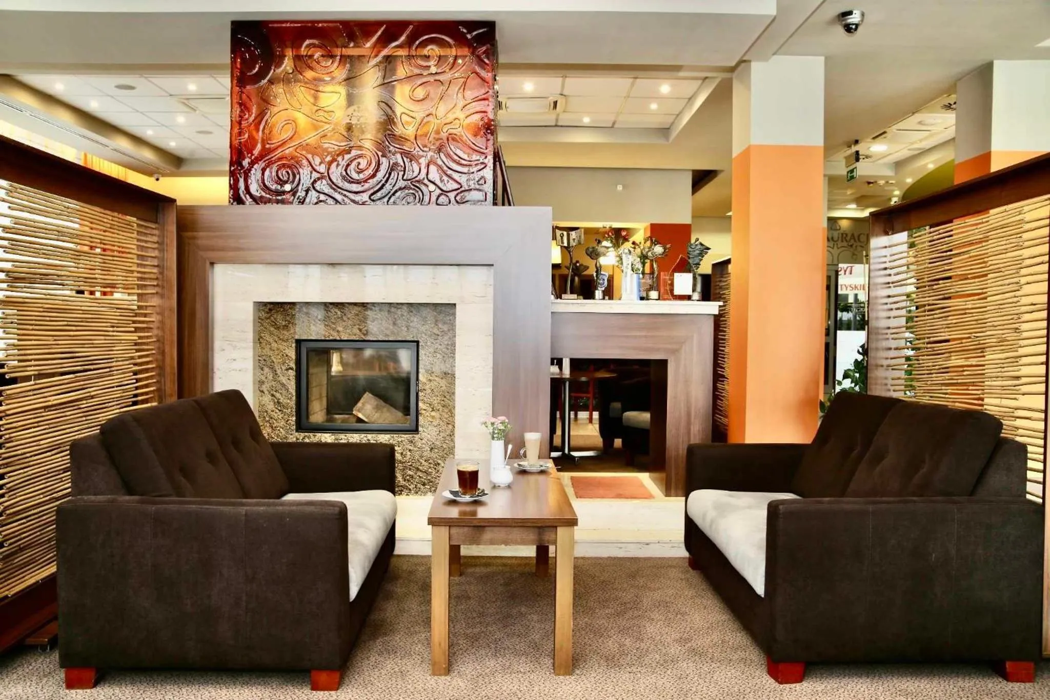 Living room in Hotel Tęczowy Młyn