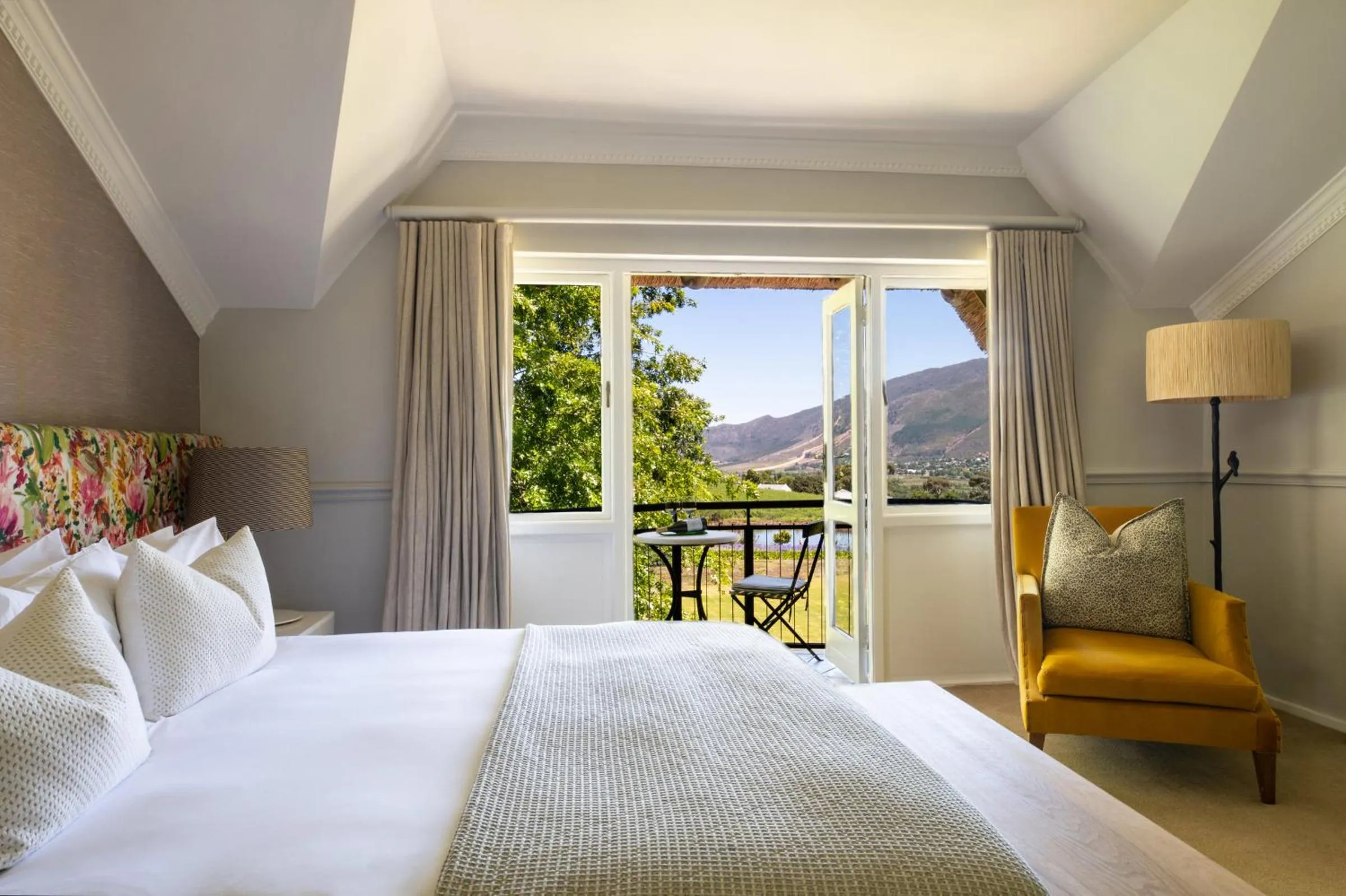 Bedroom, Bed in Mont Rochelle Hotel and Vineyard