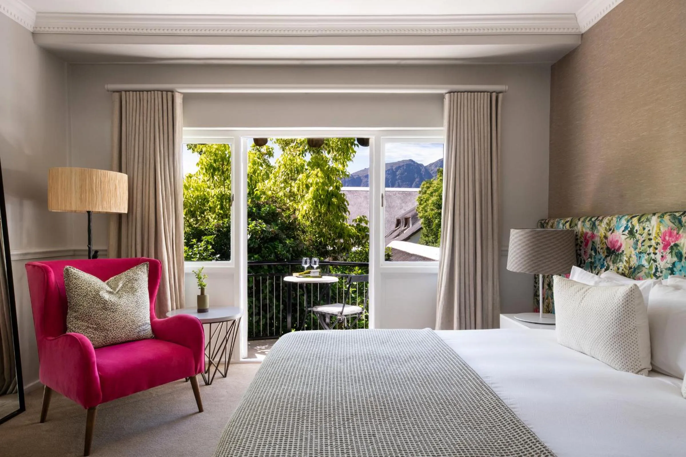 Bedroom, Bed in Mont Rochelle Hotel and Vineyard