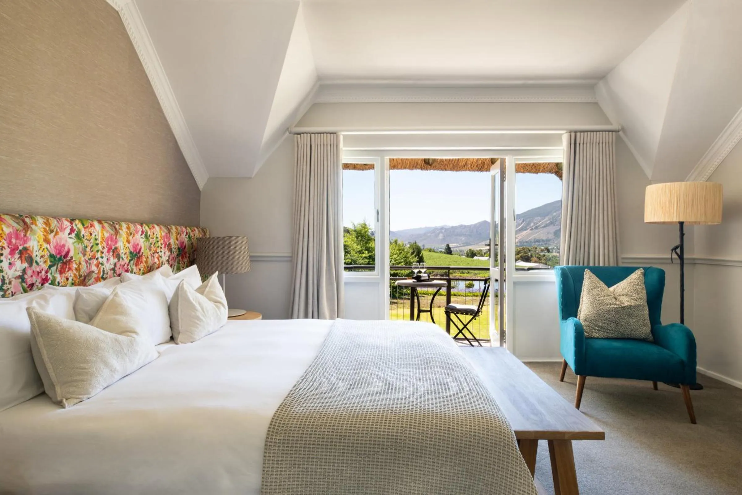 Bedroom, Bed in Mont Rochelle Hotel and Vineyard