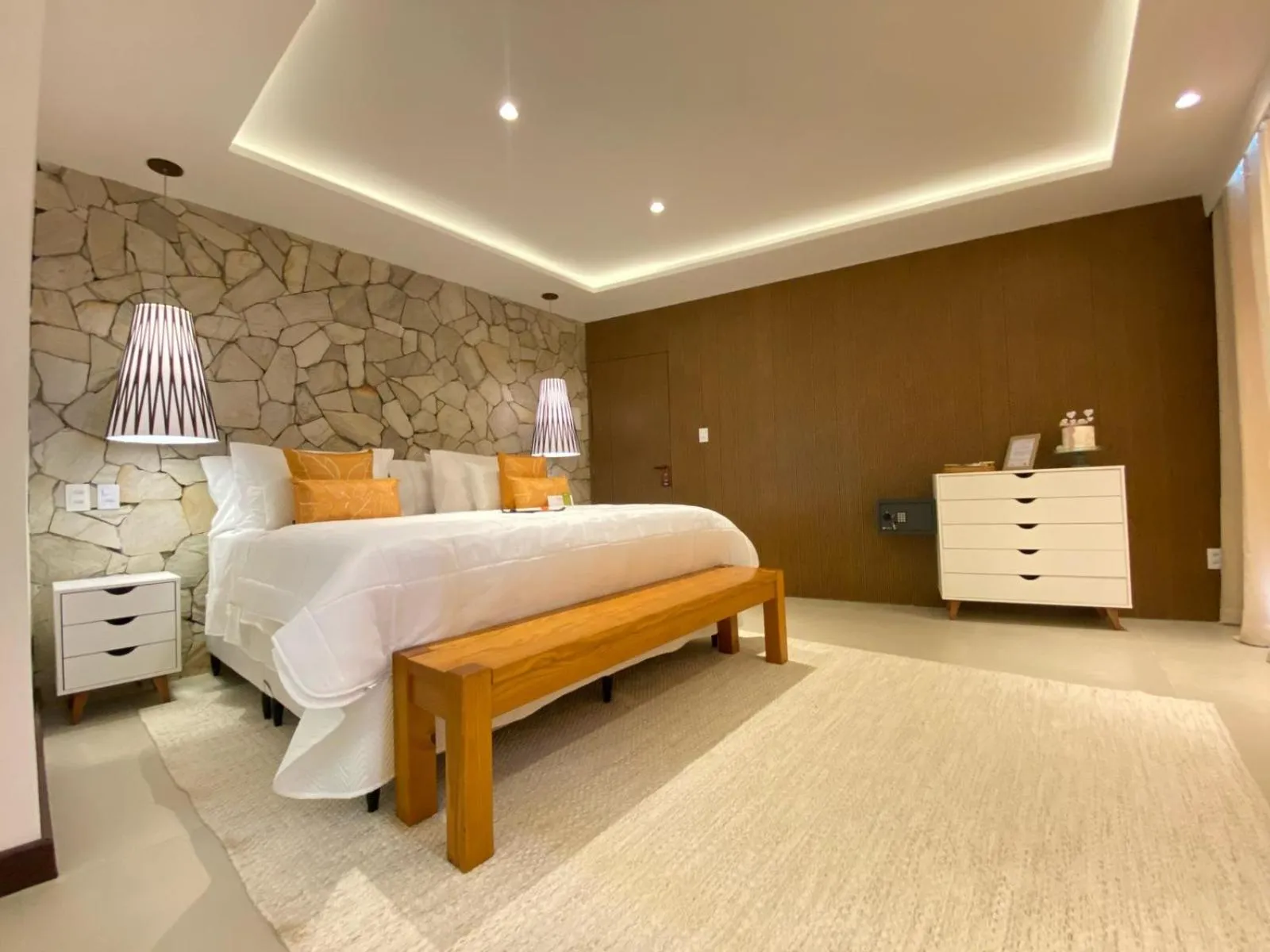 Bed in Charme Pousada Boutique & Spa