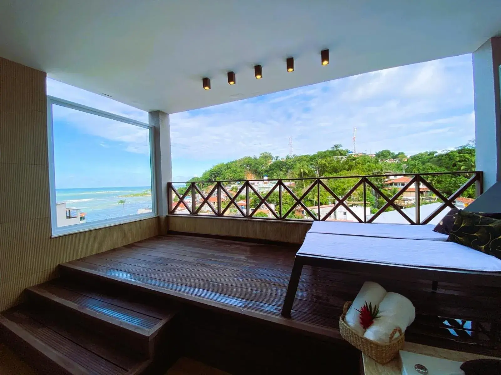 Luxury Double Room with Balcony and Ocean View in Charme Pousada Boutique & Spa Luxury Double Room with Balcony and Ocean View in Charme Pousada Boutique & Spa