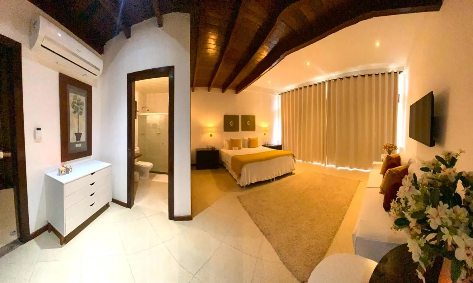 Bedroom, Bed in Charme Pousada Boutique & Spa