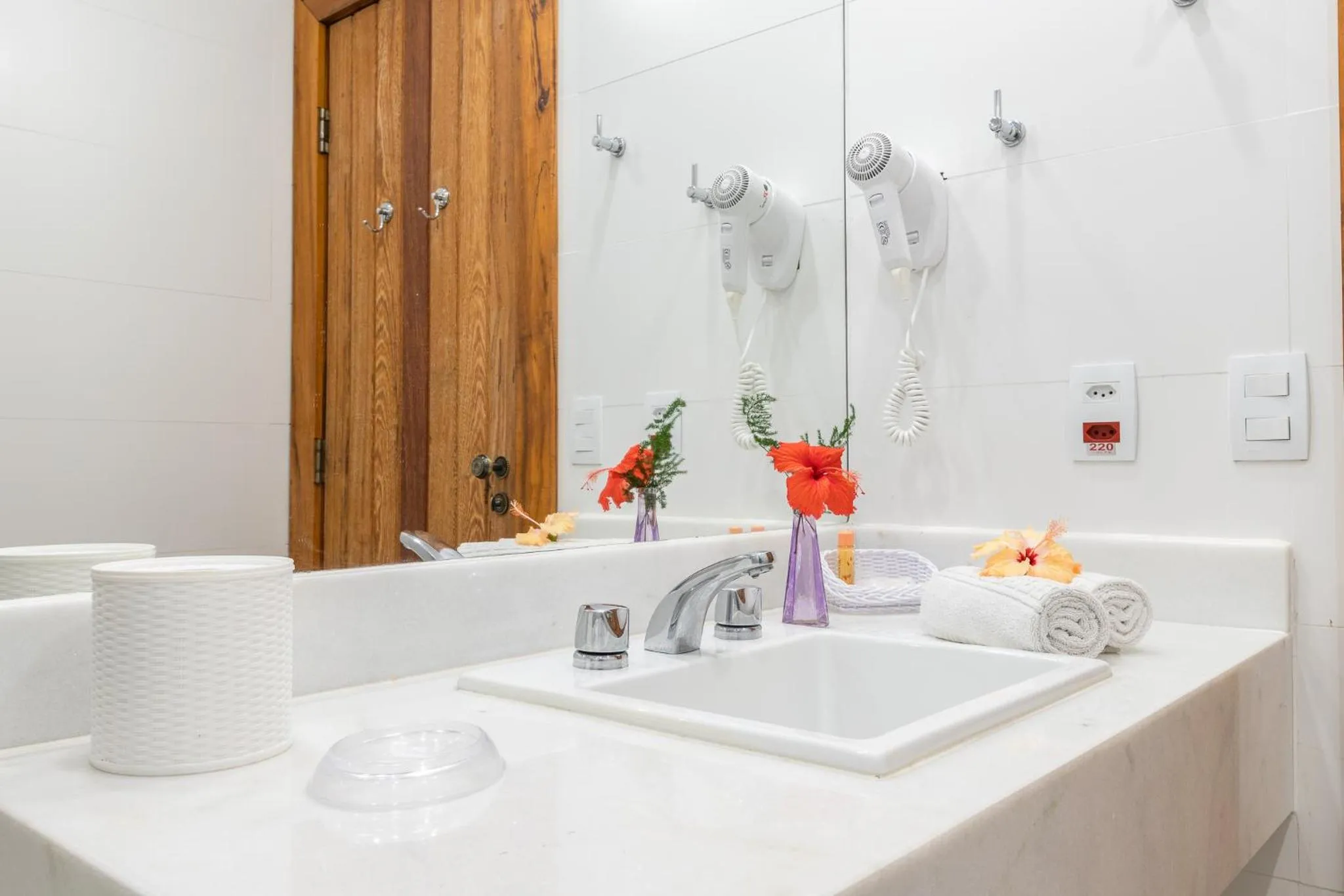 Bathroom in Pousada dos Tangarás