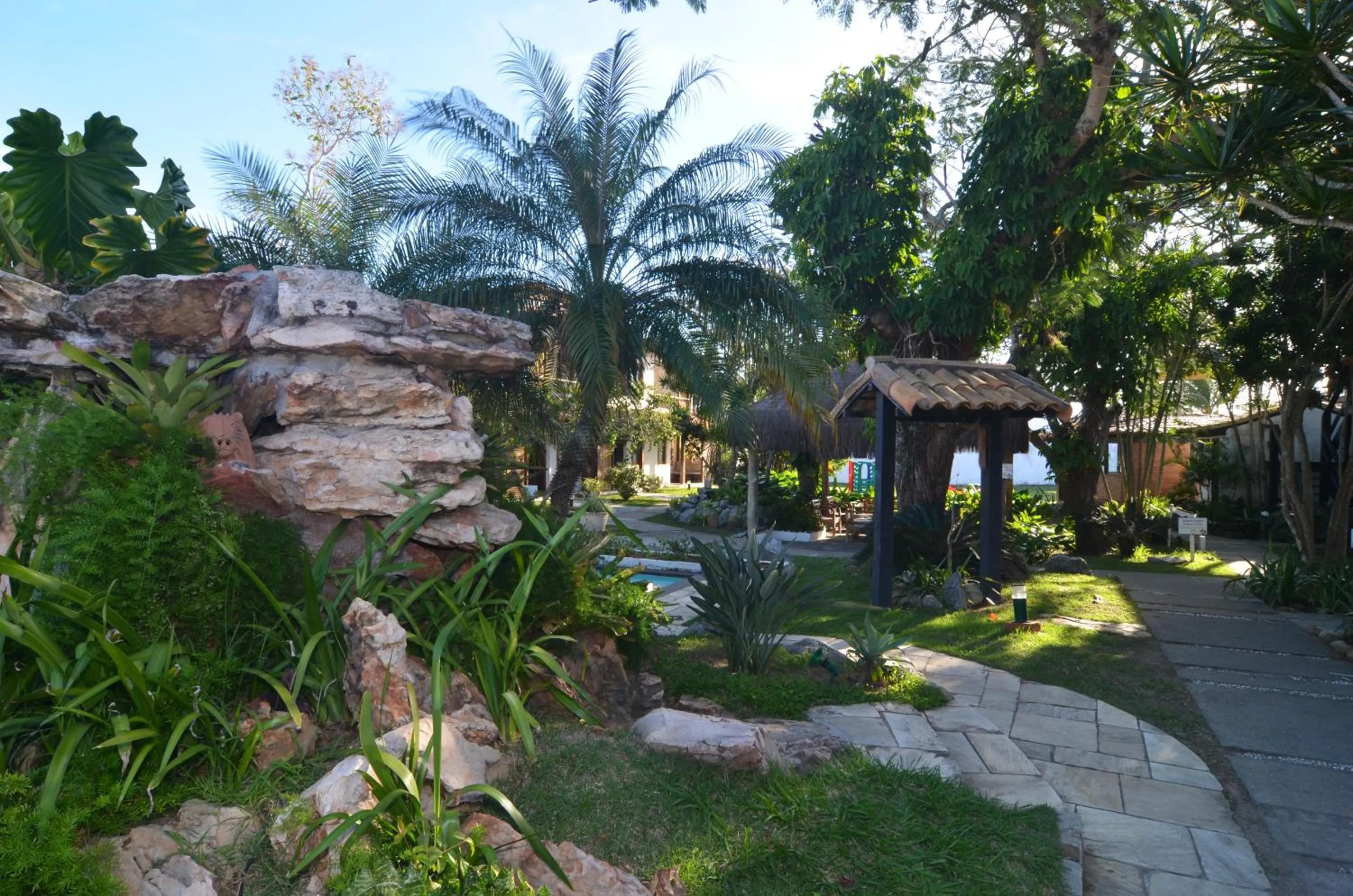 Garden view in Pousada dos Tangarás