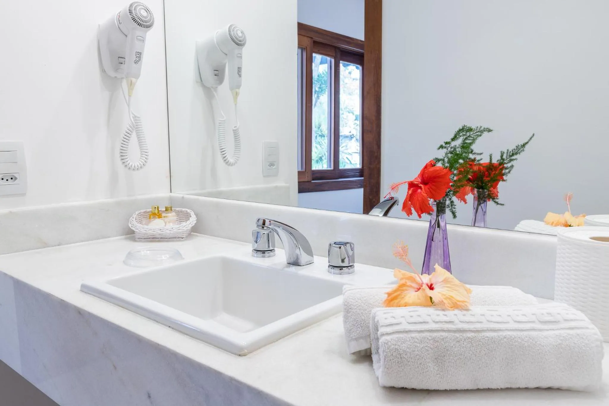 Bathroom in Pousada dos Tangarás