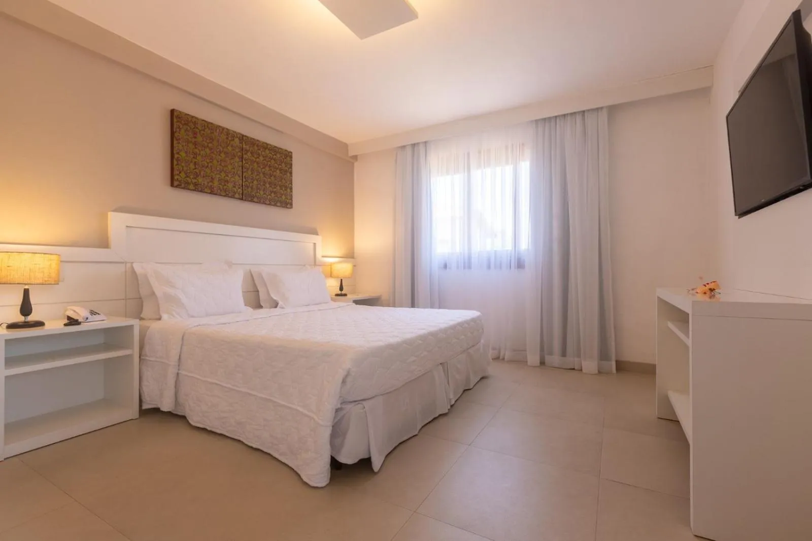 Bed in Pousada dos Tangarás