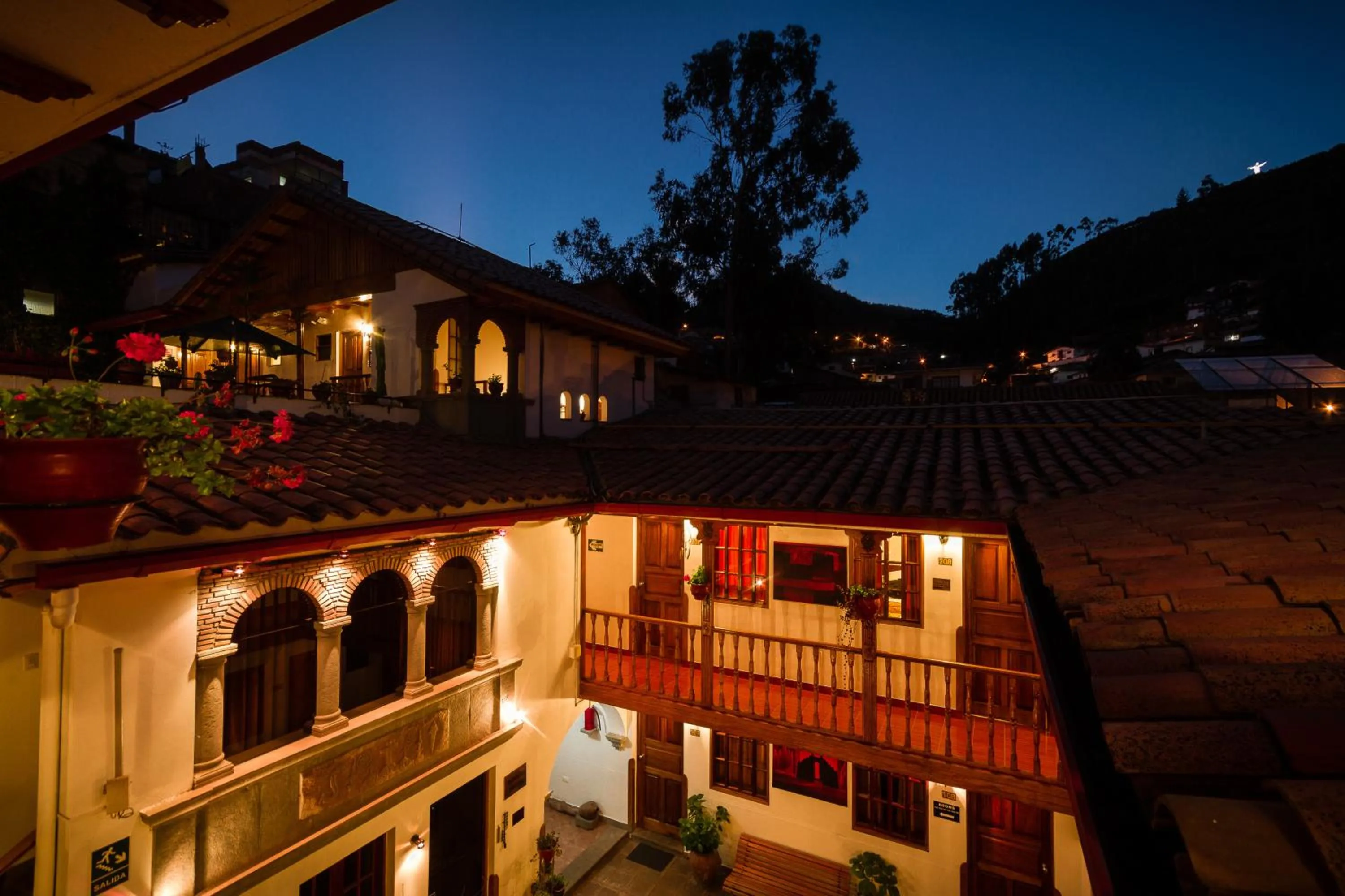 Bird's eye view in Hotel Rumi Punku