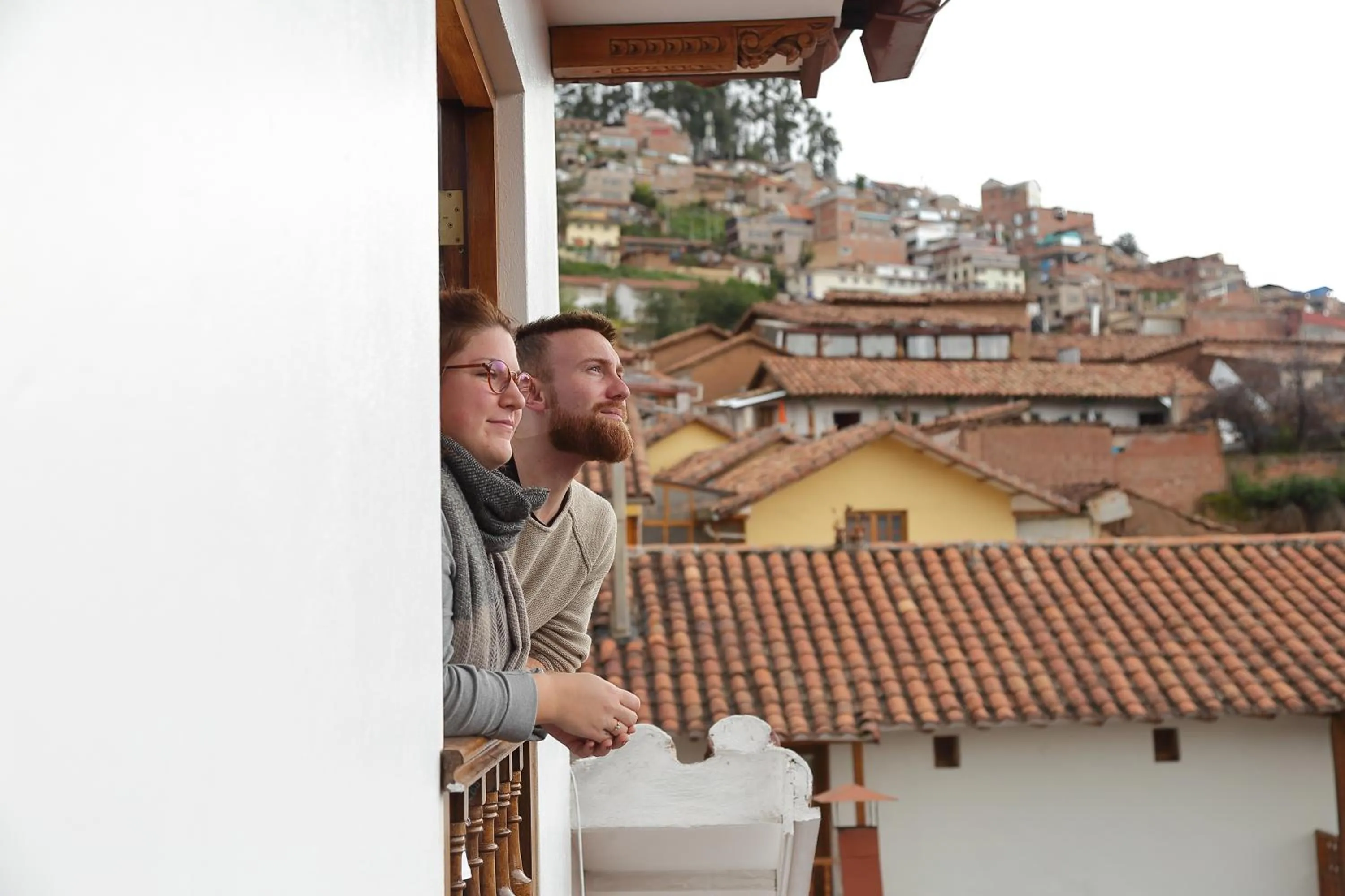 Inner courtyard view in Hotel Rumi Punku