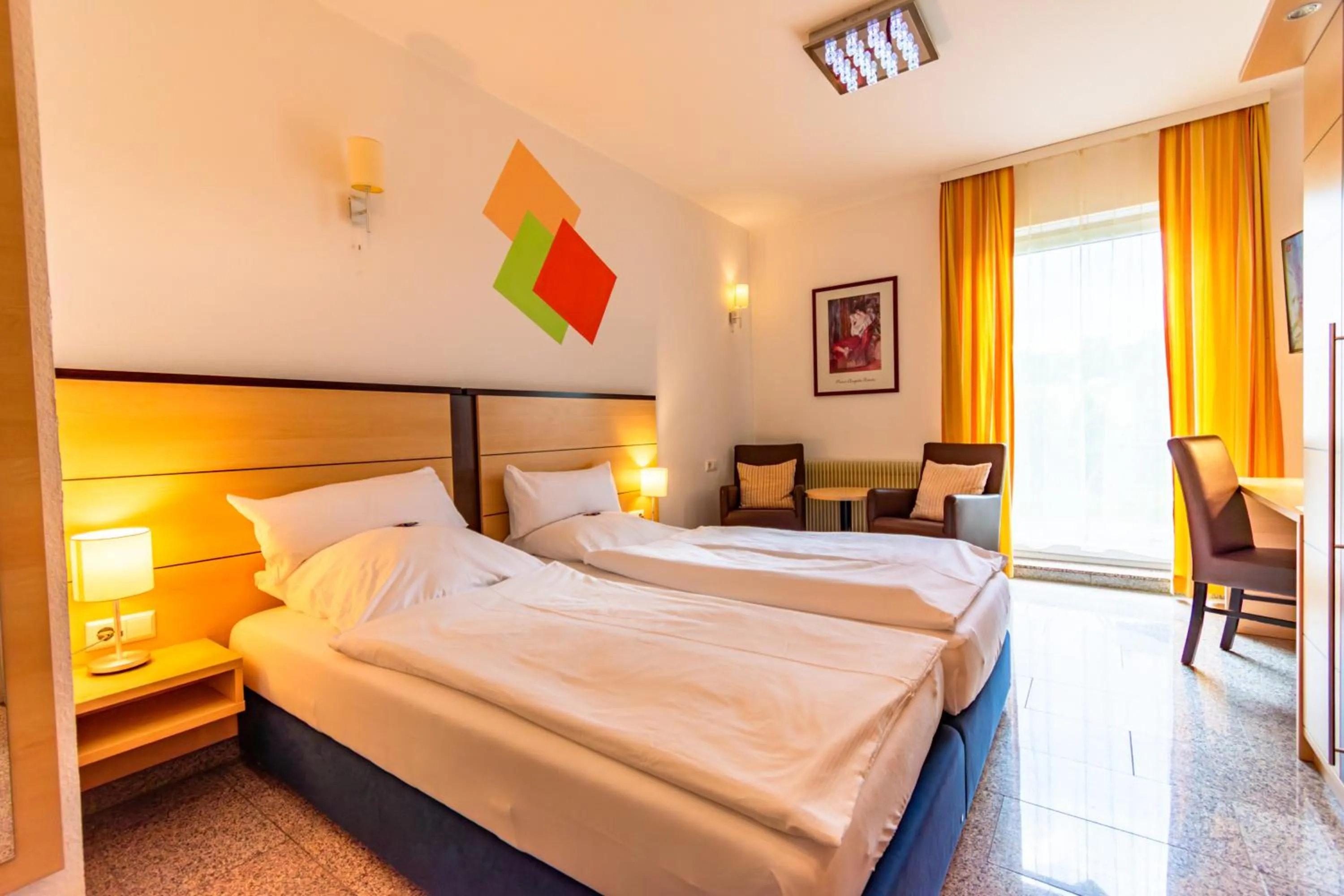 Bed in Hotel und Restaurant Nehrener Hof