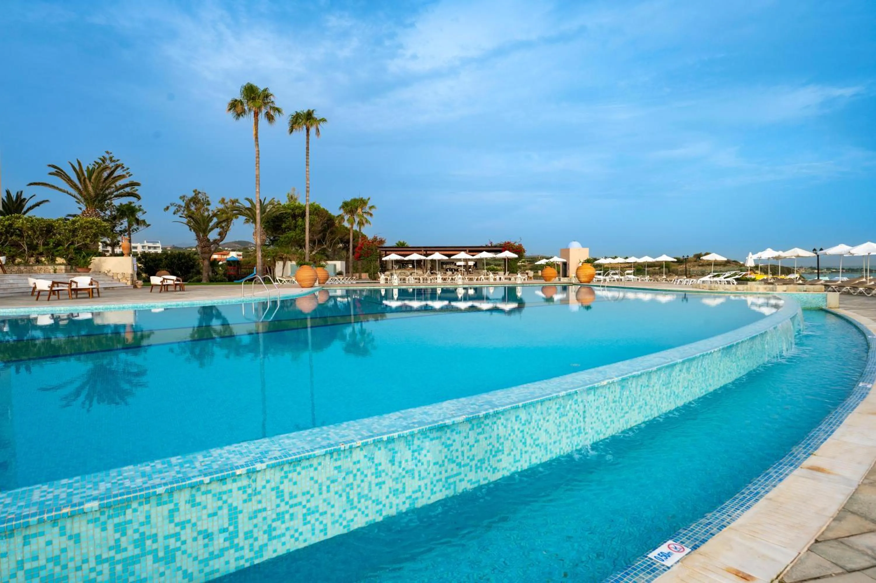 Swimming pool in Leptos Panorama Hotel