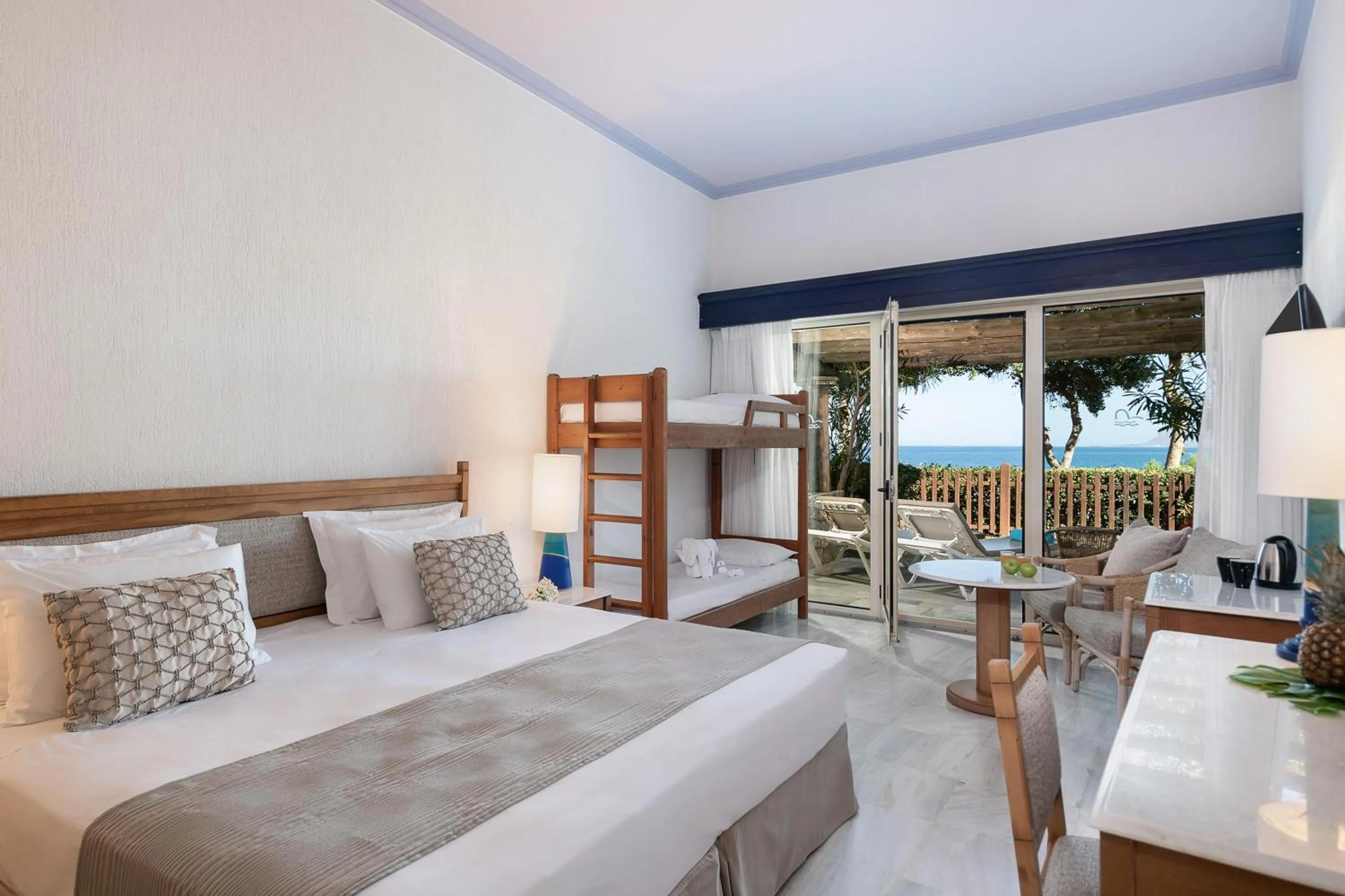 Photo of the whole room, Bed in Leptos Panorama Hotel