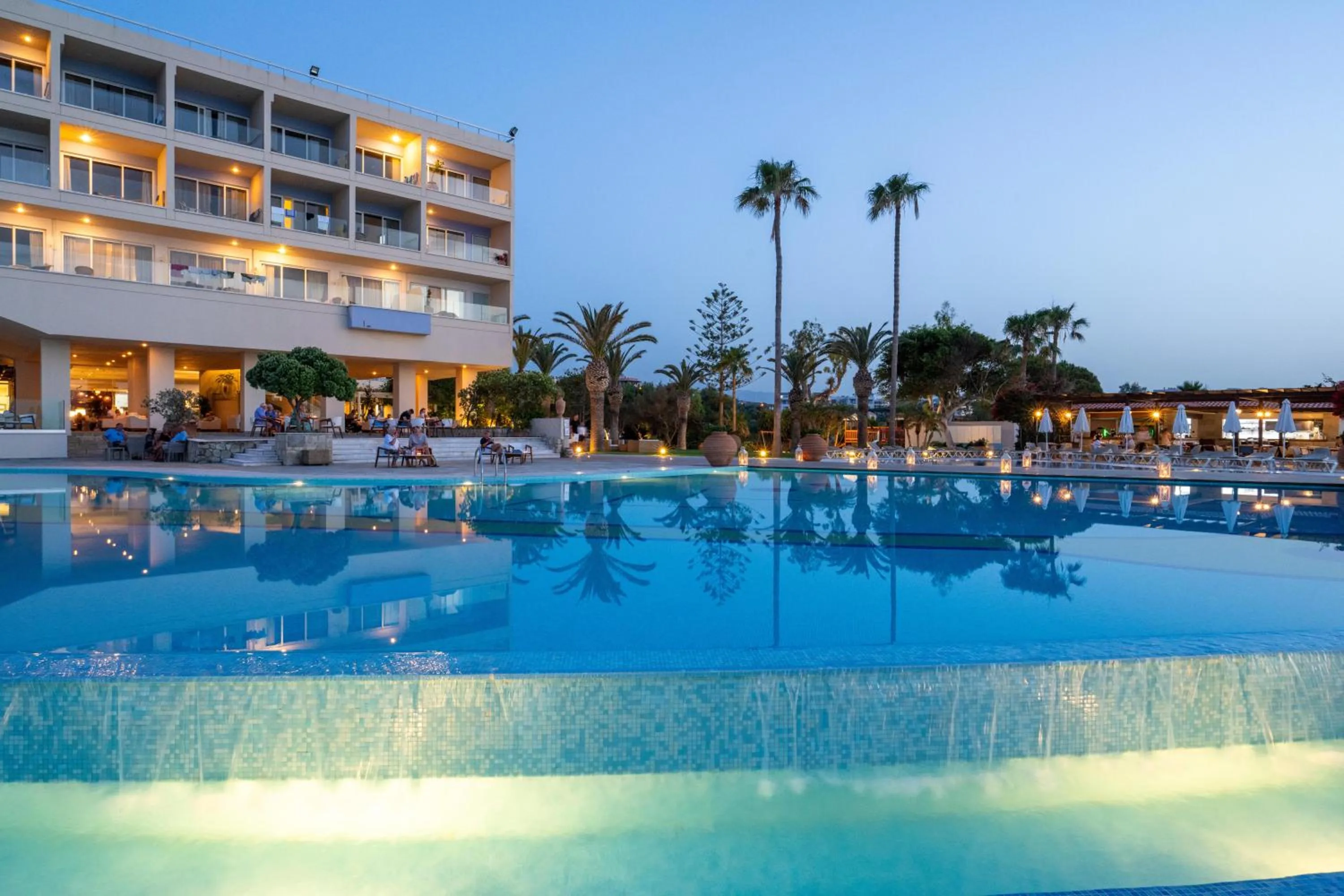Swimming pool in Leptos Panorama Hotel