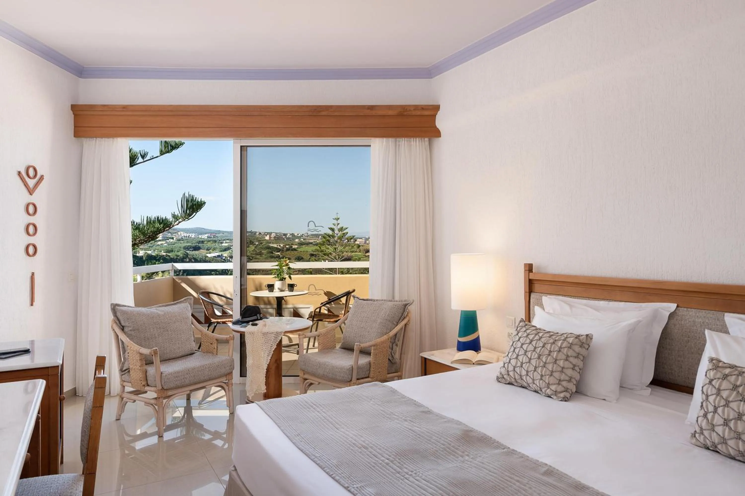 Photo of the whole room, Bed in Leptos Panorama Hotel