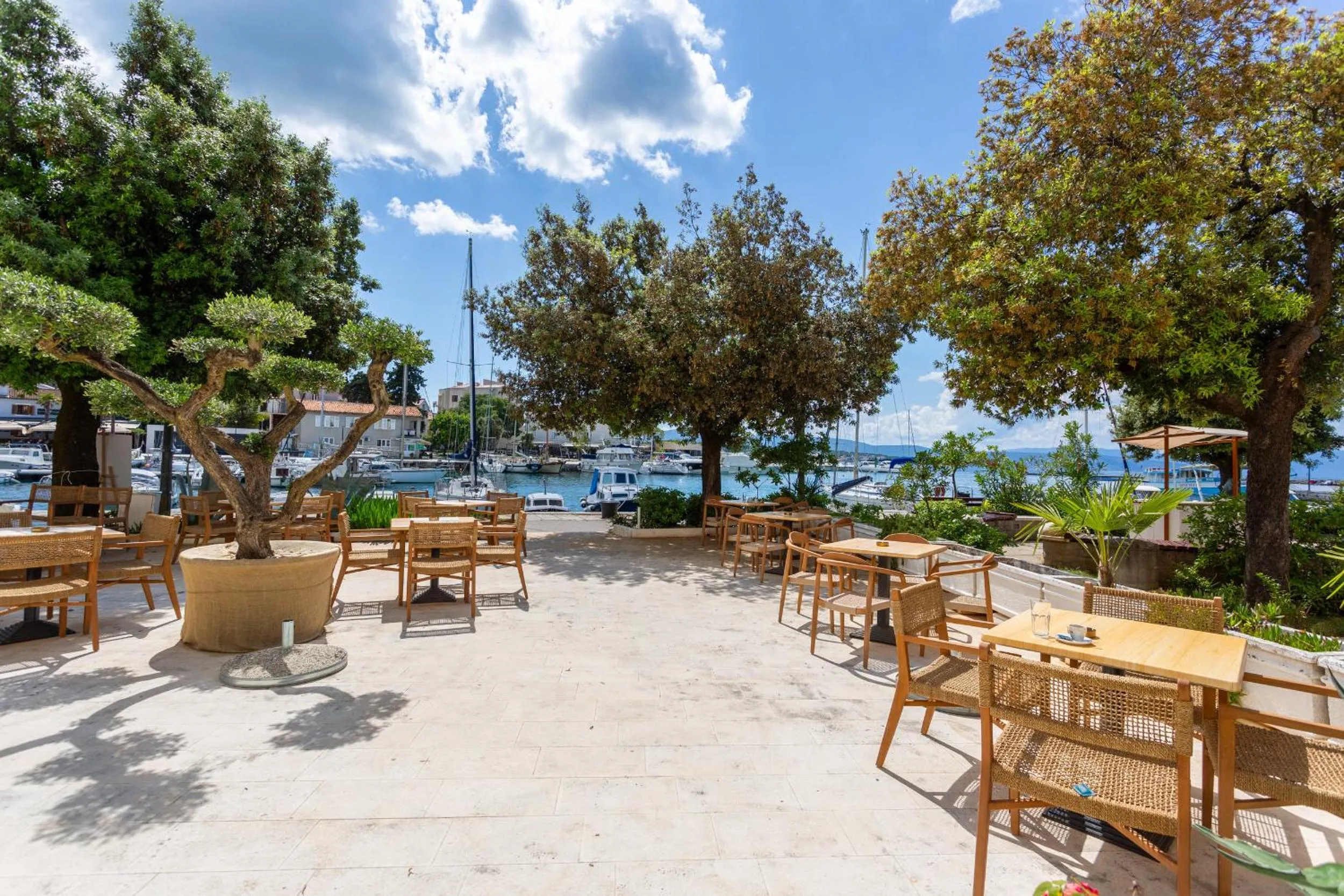 Patio in Hotel Adria