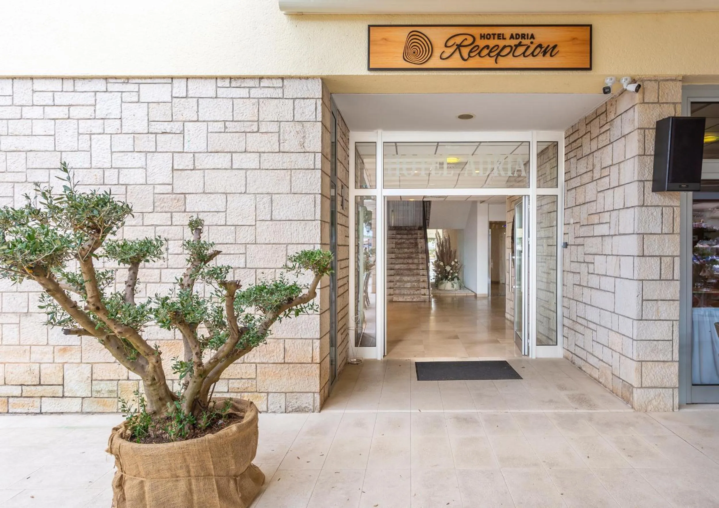 Facade/entrance in Hotel Adria