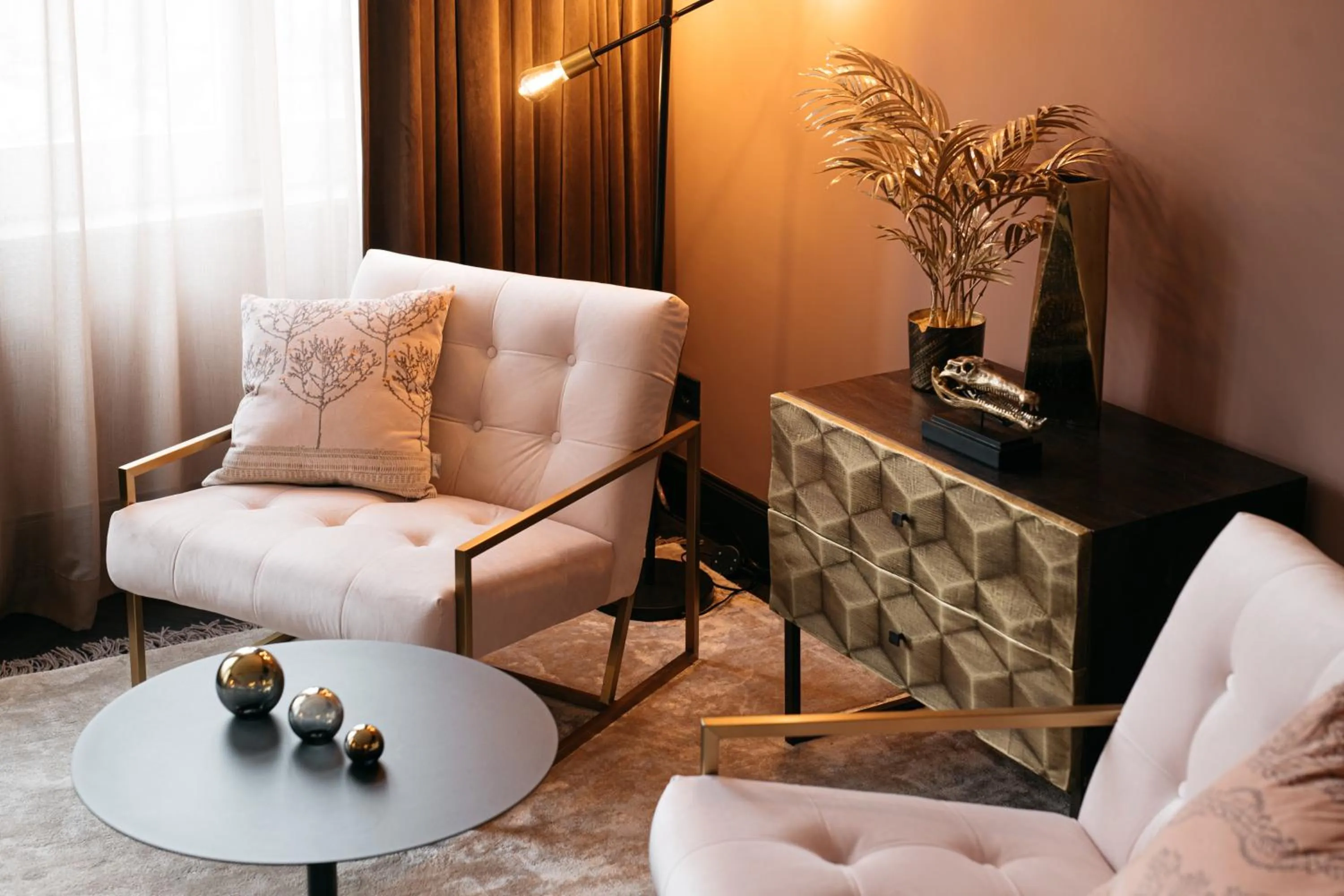 Seating area in Hotel Britannique