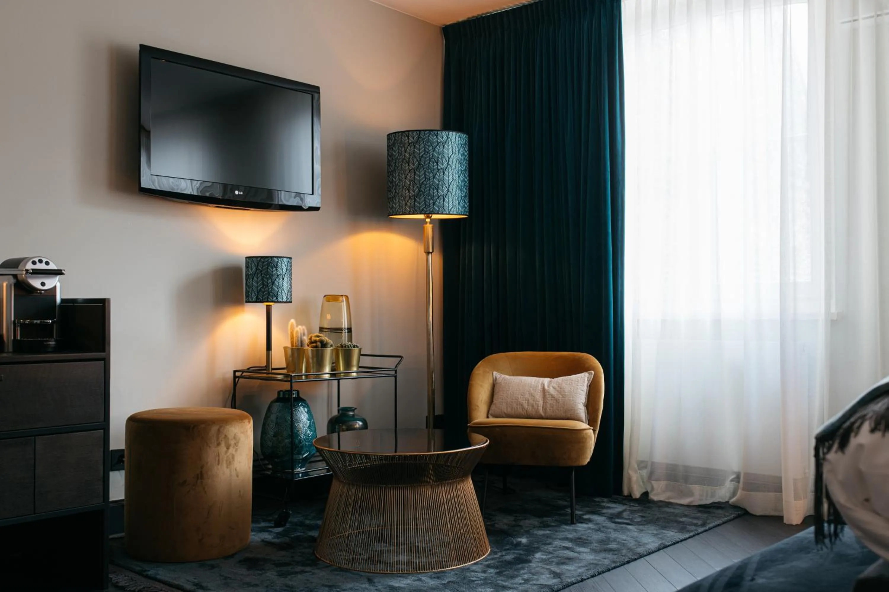 Seating area in Hotel Britannique