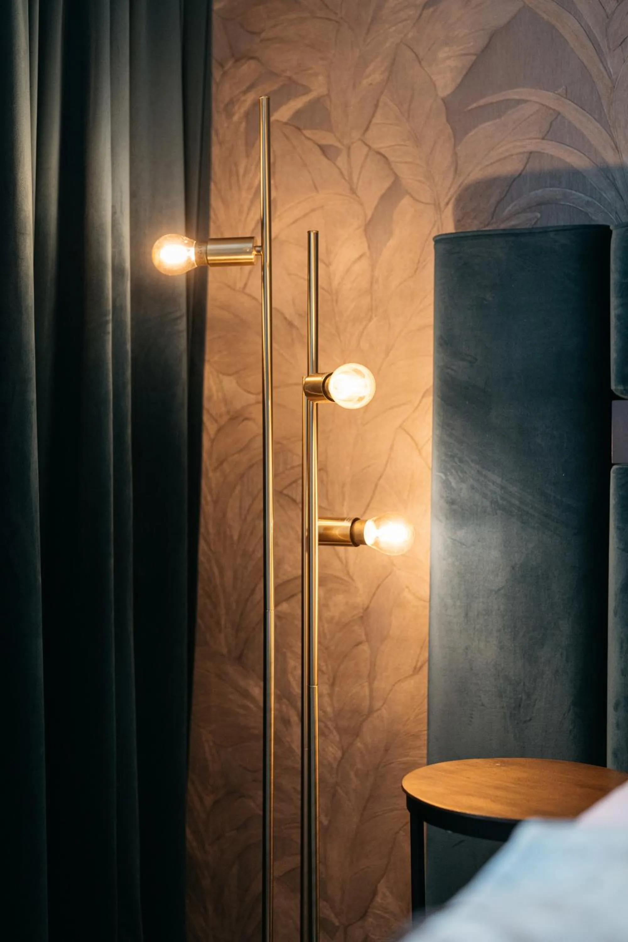 Decorative detail, Bed in Hotel Britannique