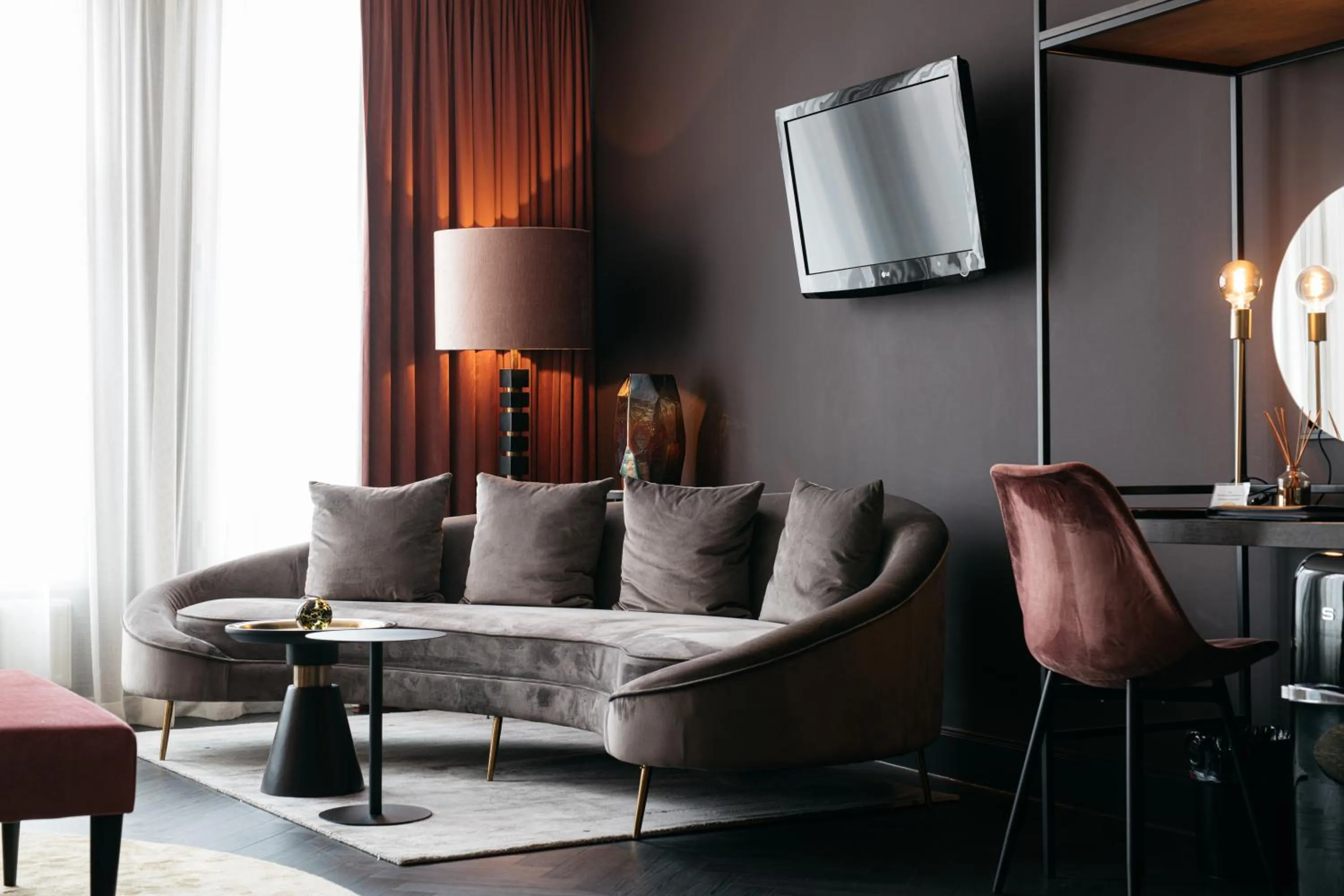 Seating area in Hotel Britannique